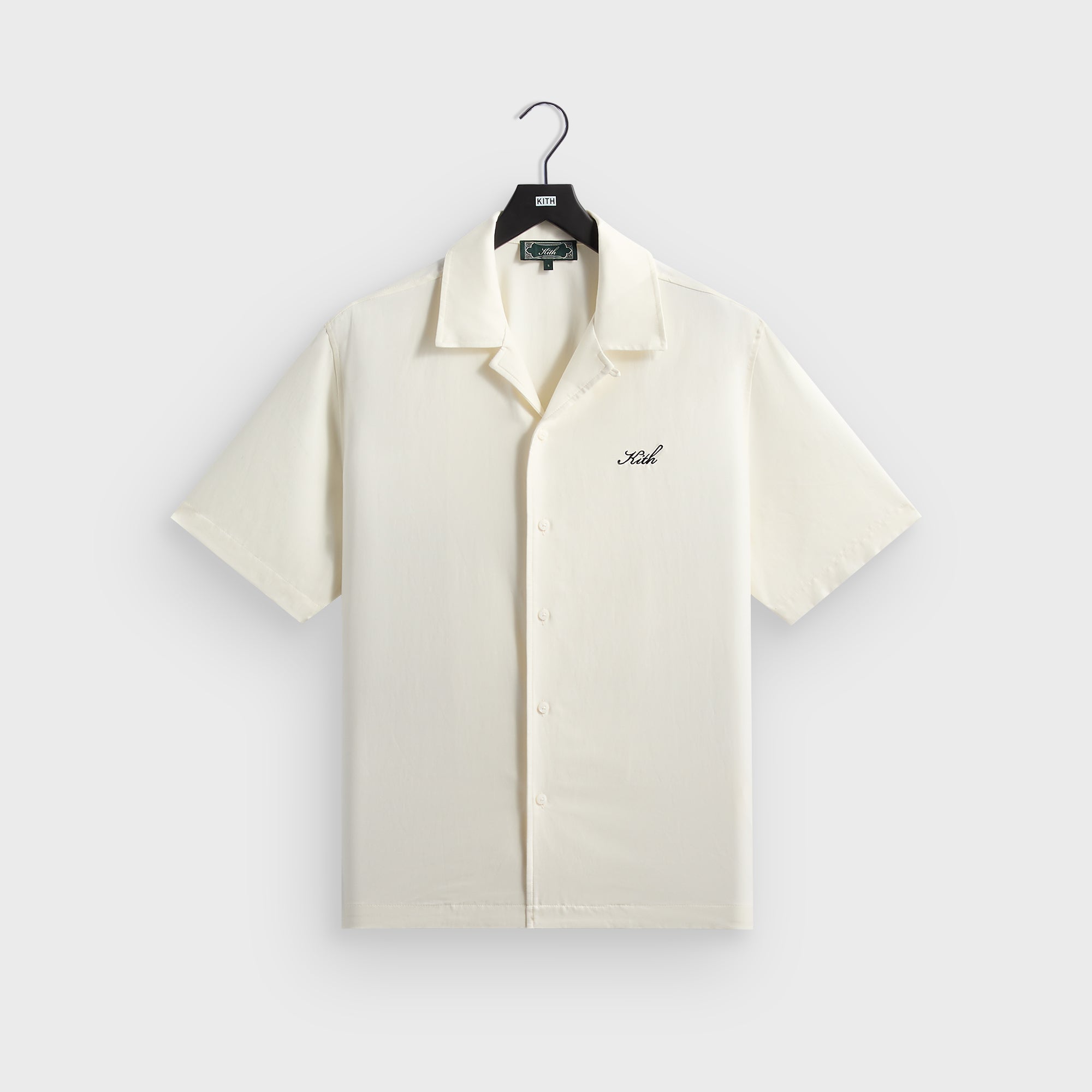 Kith Silk Cotton Thompson Camp Collar Shirt - Sandrift – Kith UK
