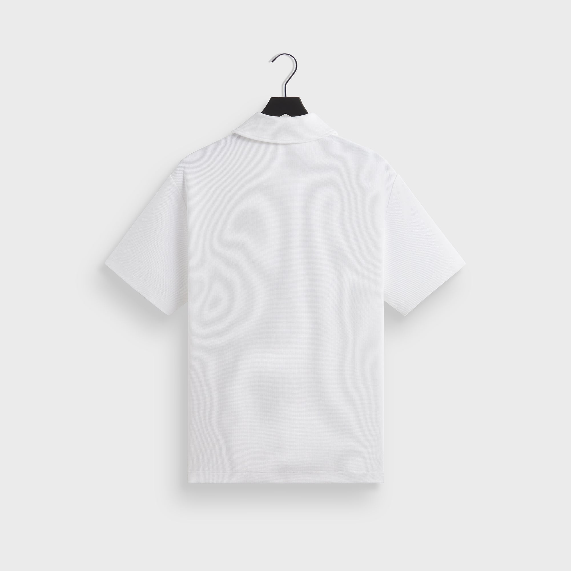 Kith Micro Waffle Drew Polo Shirt - White – Kith UK
