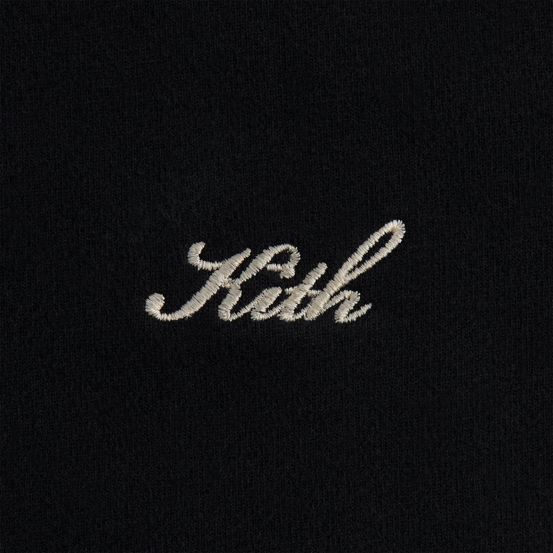 Kith Sueded French Terry Nelson Hoodie - Black