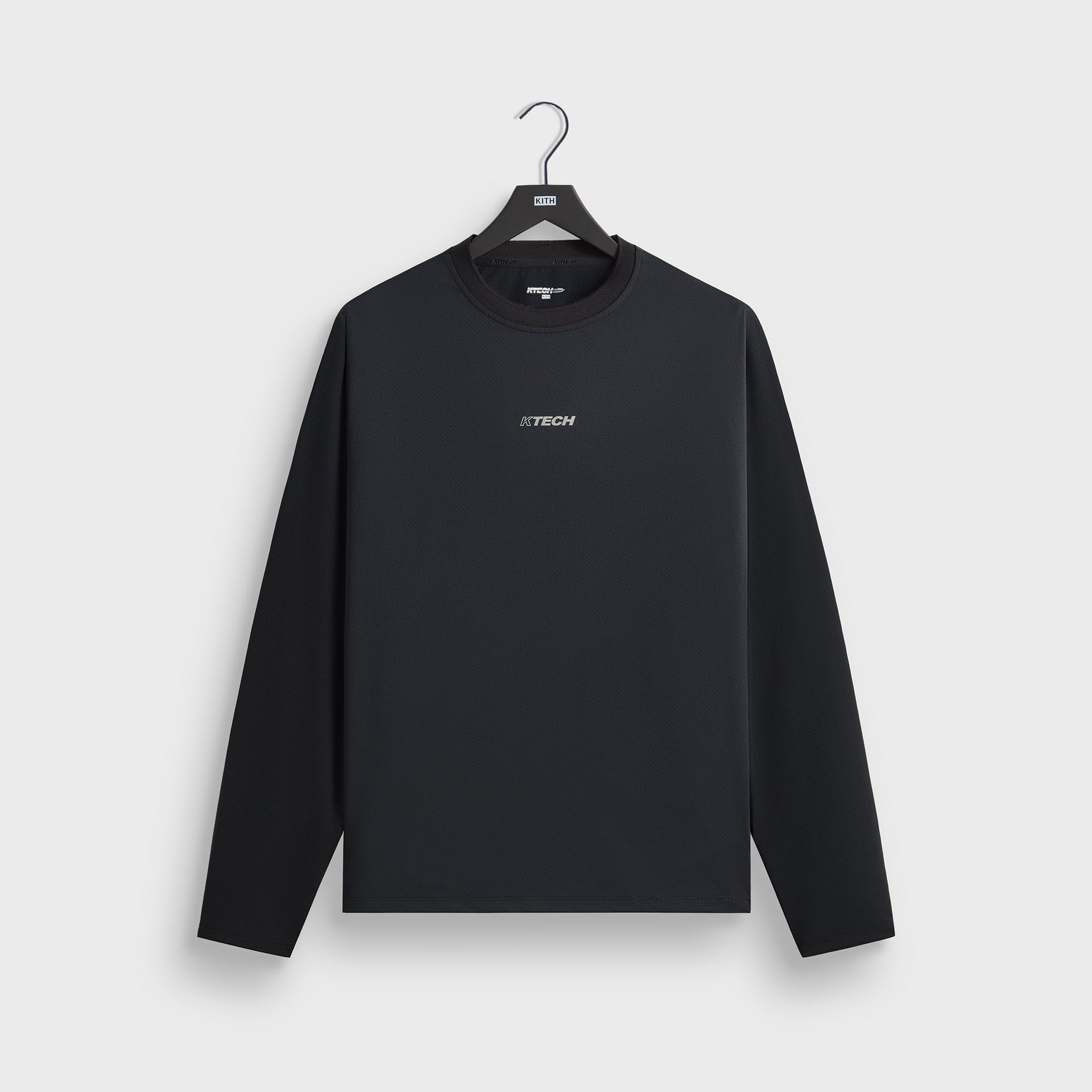 Kith Honeycomb Tech Heathrow Long Sleeve Tee - Black