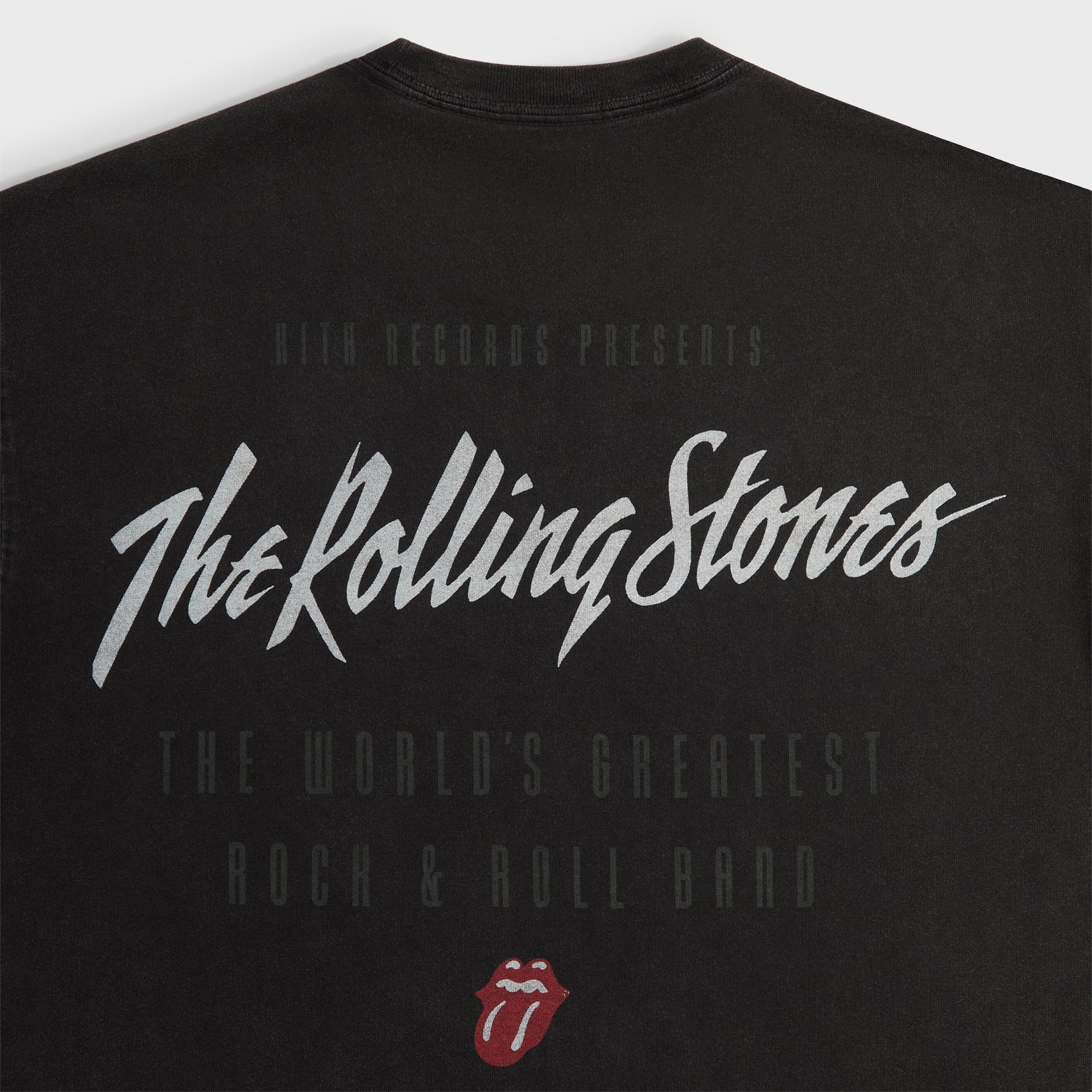 Kith for The Rolling Stones Keith Richards Concert Photo Vintage Tee - Black