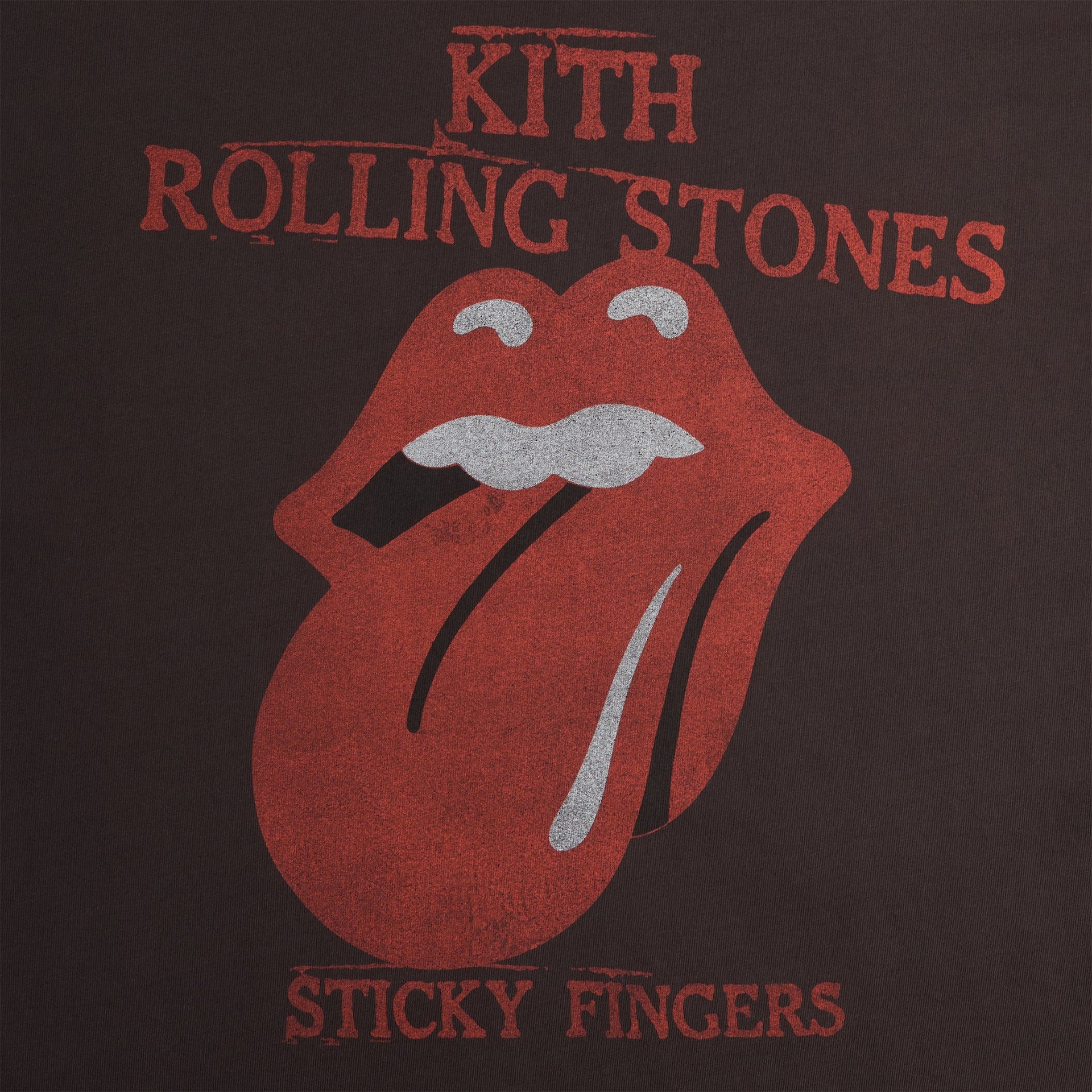 Kith for The Rolling Stones Sticky Fingers Vintage Tee - Kindling