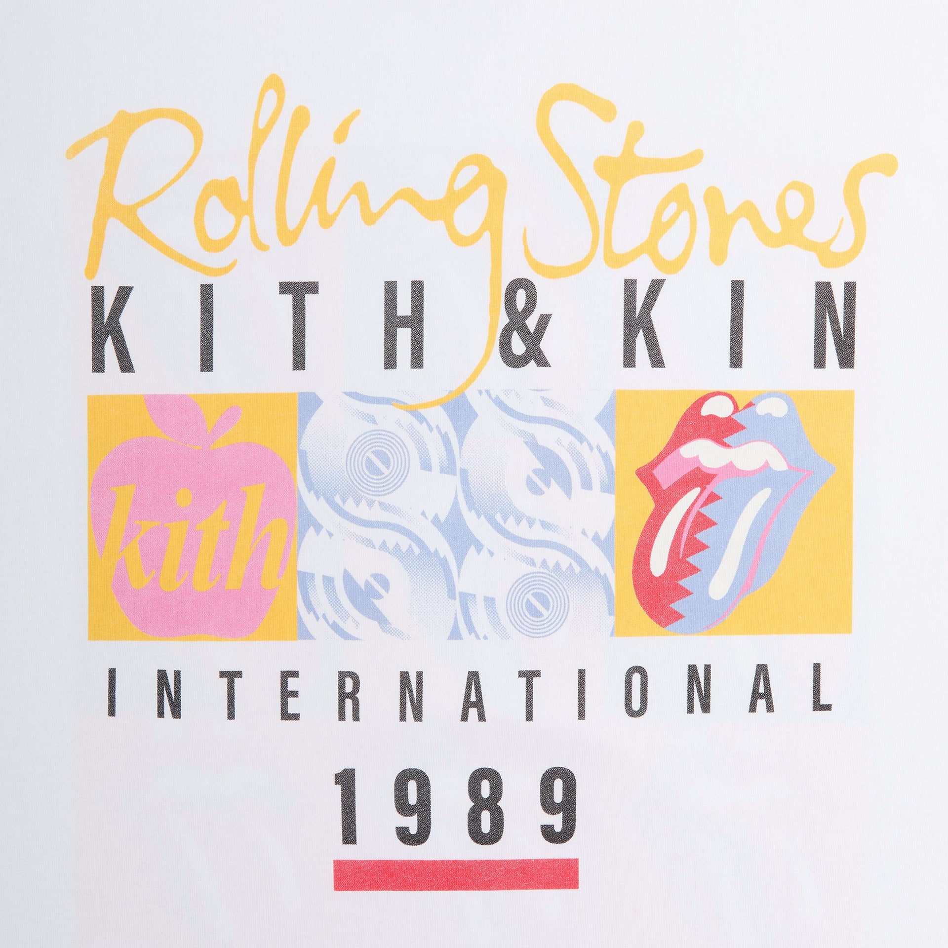 Kith for The Rolling Stones 1989 Tour Vintage Tee - White