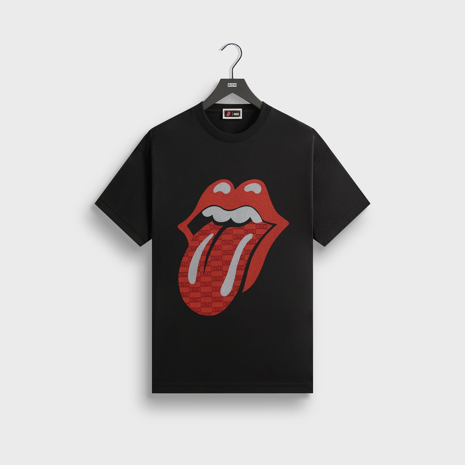 Kith for The Rolling Stones Monogram Tongue Tee - Black