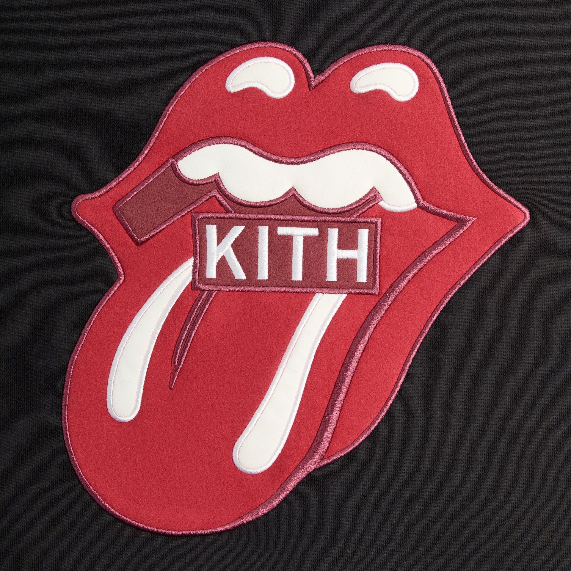 Kith for The Rolling Stones Classic Logo Nelson Hoodie - Black