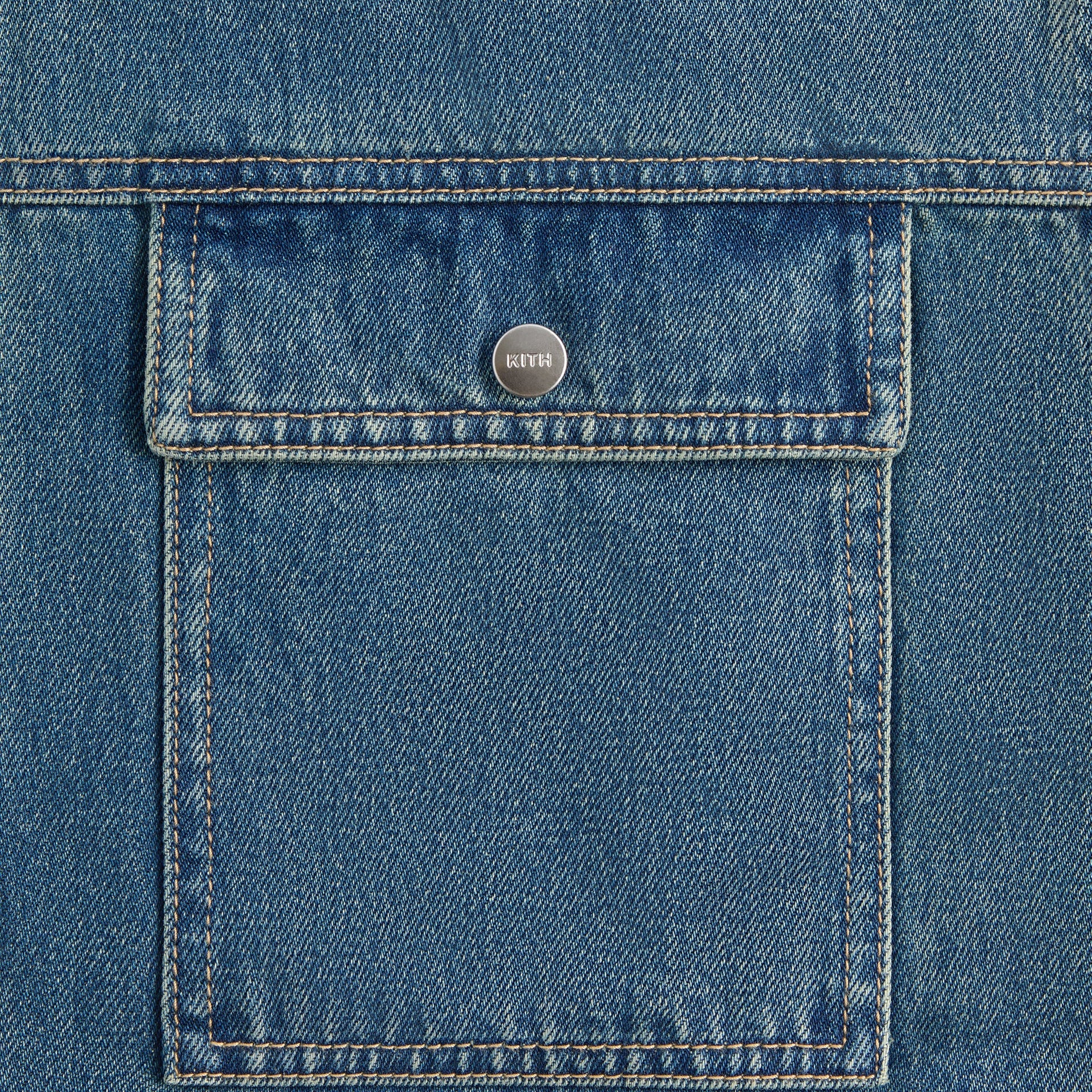Kith Denim Apollo Shirt Jacket - Luka Wash
