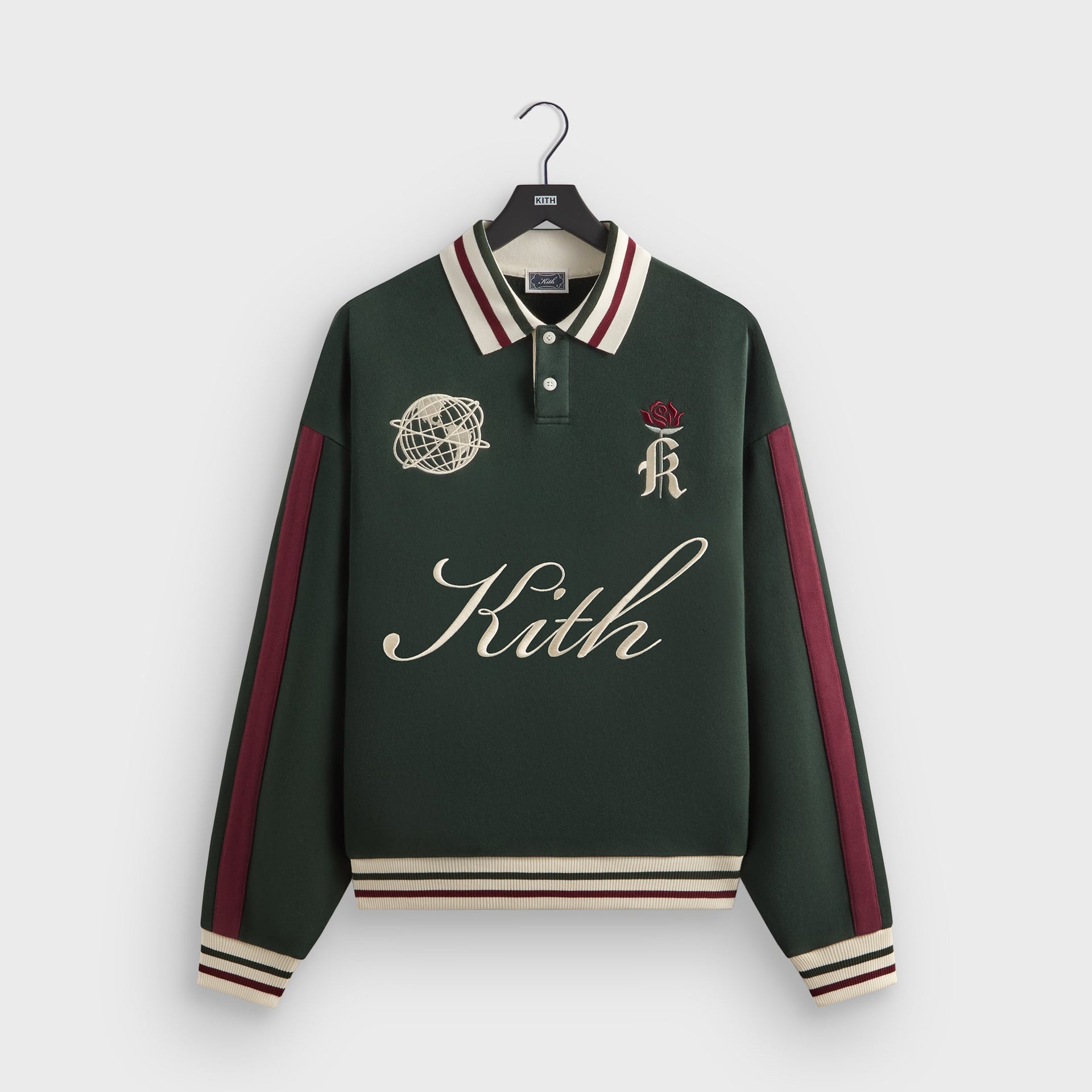 Kith Script Nelson Collared Pullover - Stadium