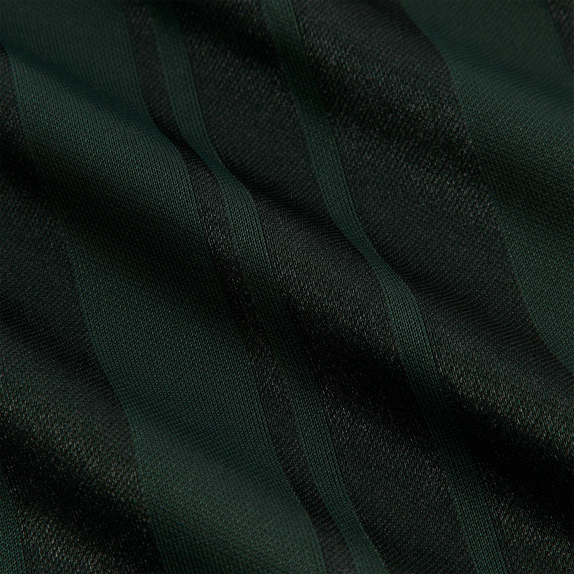 Kith Pinstripe Tricot Panelled Long Sleeve Tap In Polo - Stadium