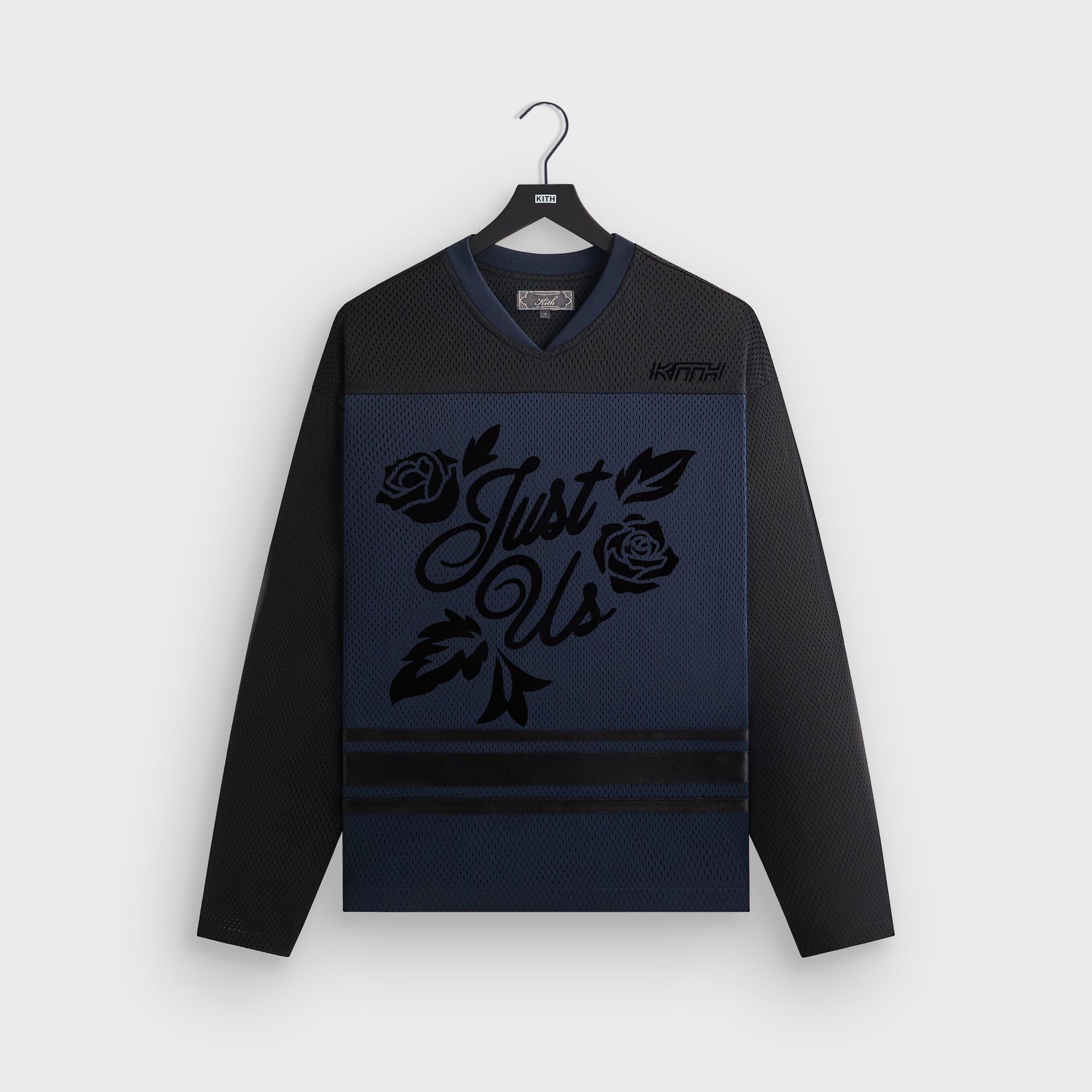 Kith Malik Long Sleeve Mesh Jersey - Nocturnal