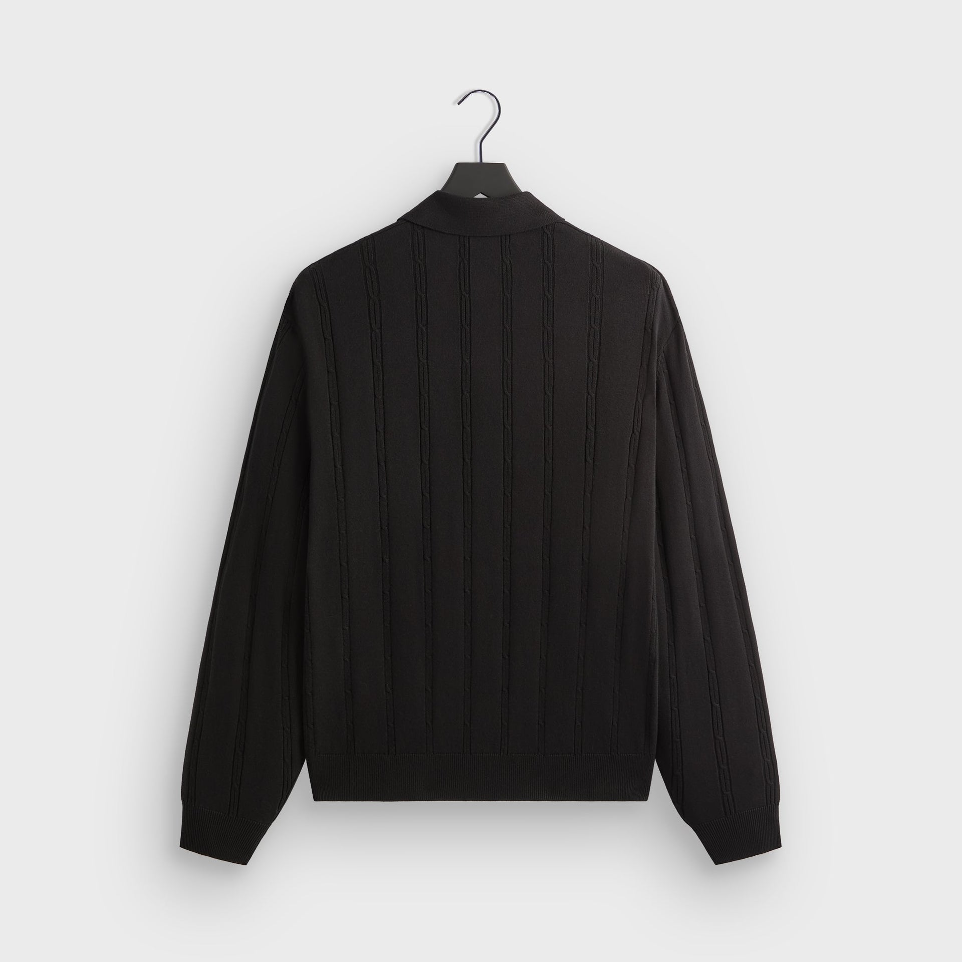 Kith Tilden Long Sleeve Pullover - Black