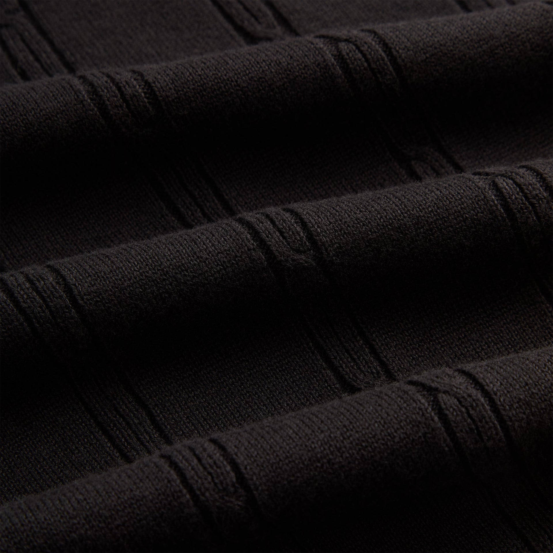 Kith Tilden Long Sleeve Pullover - Black