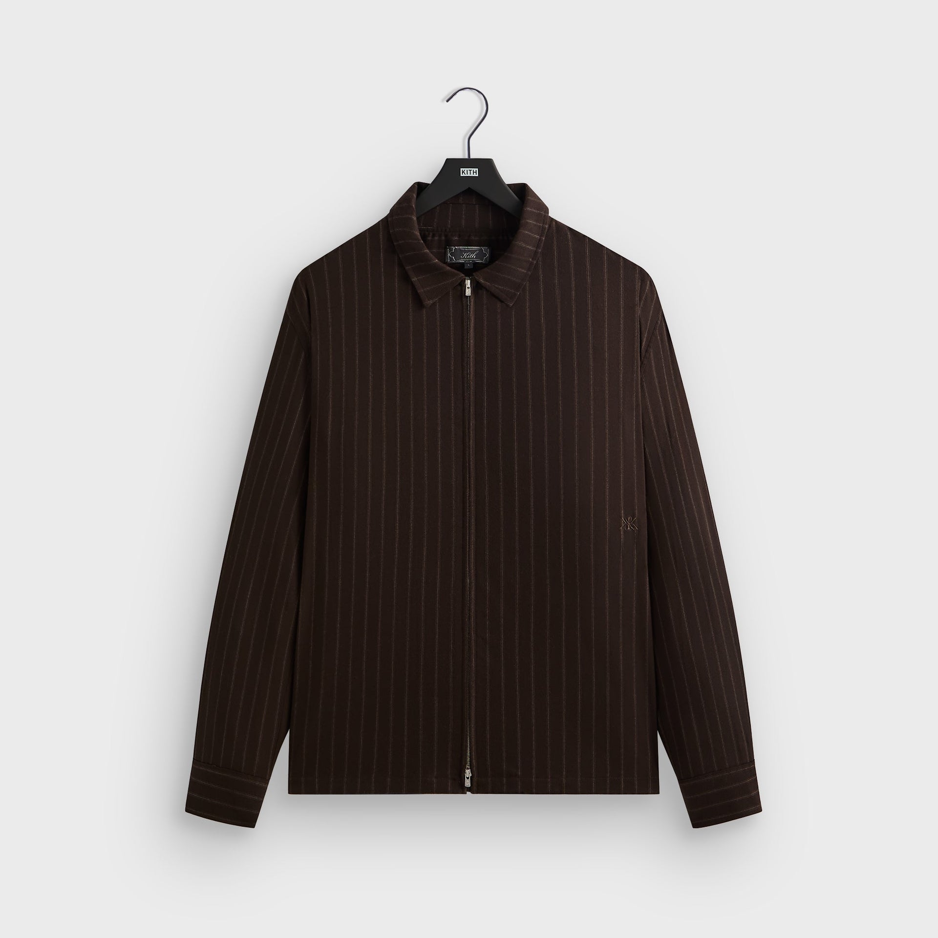 Kith Flannel Marquis Zip Up Shirt - Kindling