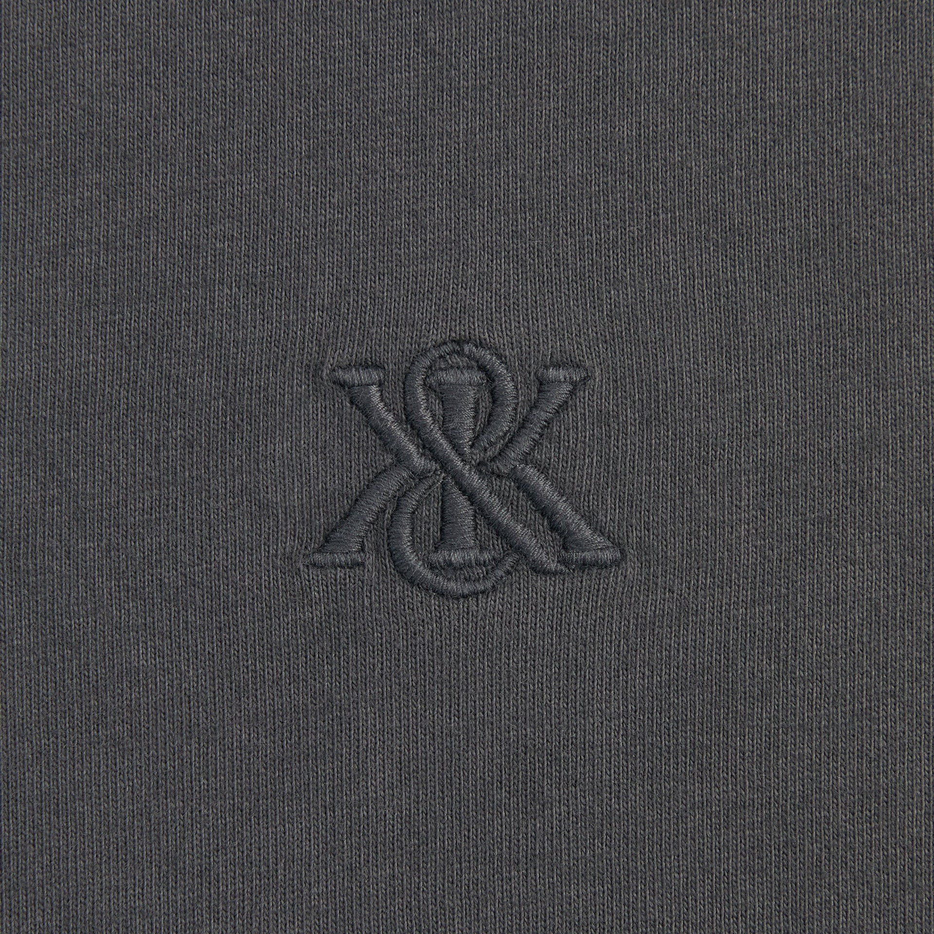 Kith Sueded Jersey Bishop Tee - Hematite