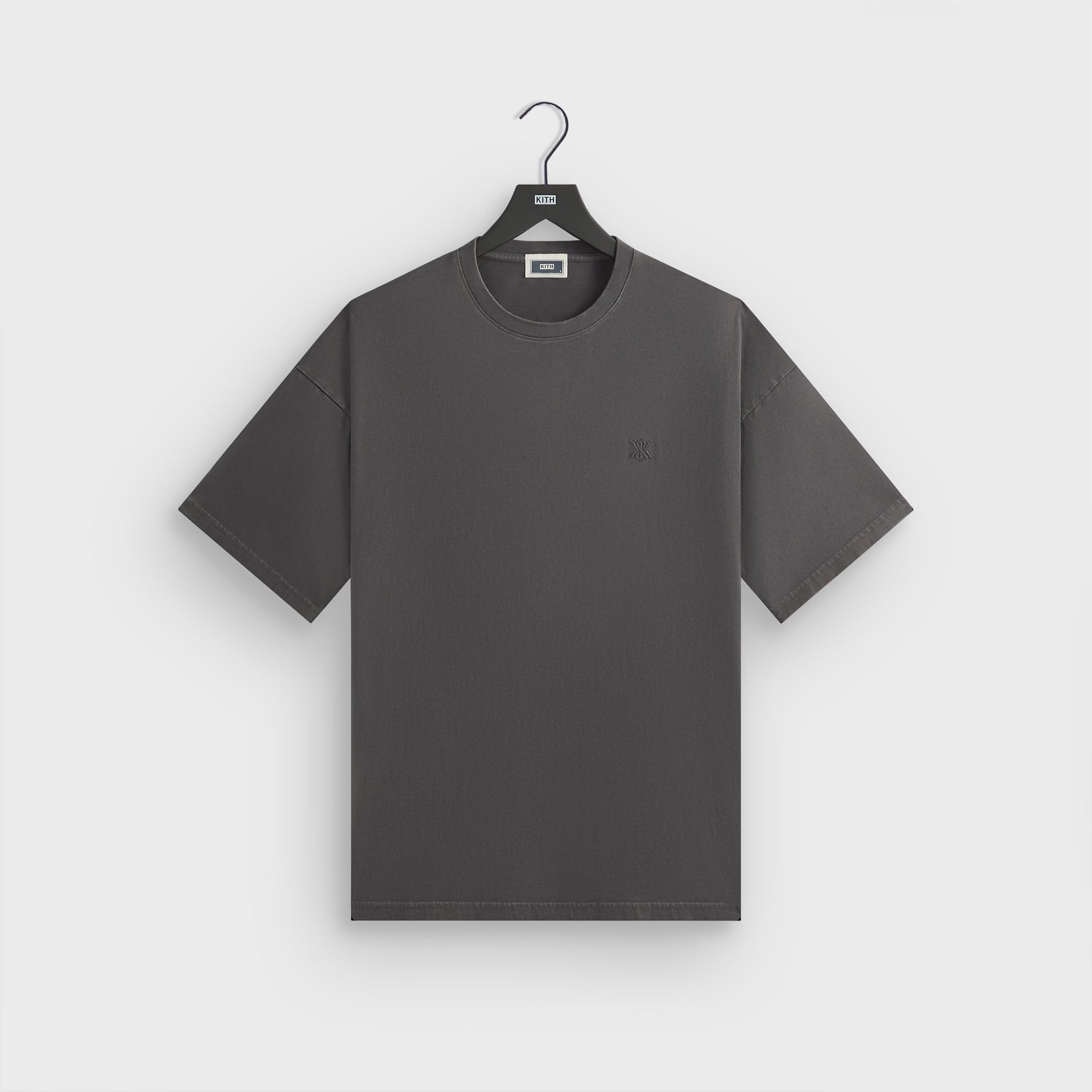 Kith Sueded Jersey Bishop Tee - Hematite