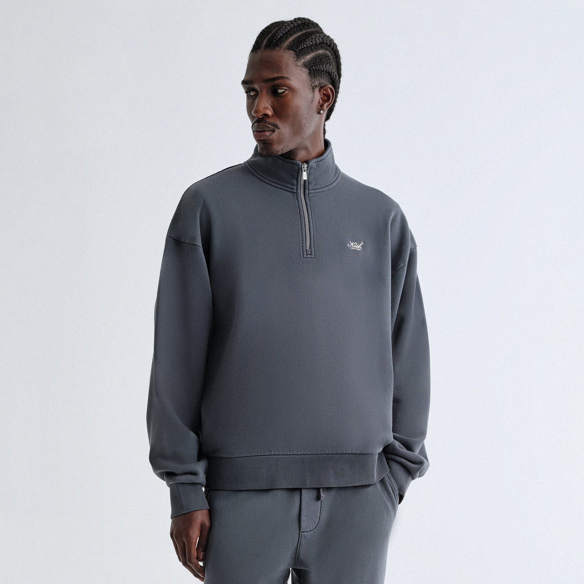 Kith Quarter Zip Nelson Pullover - Simple