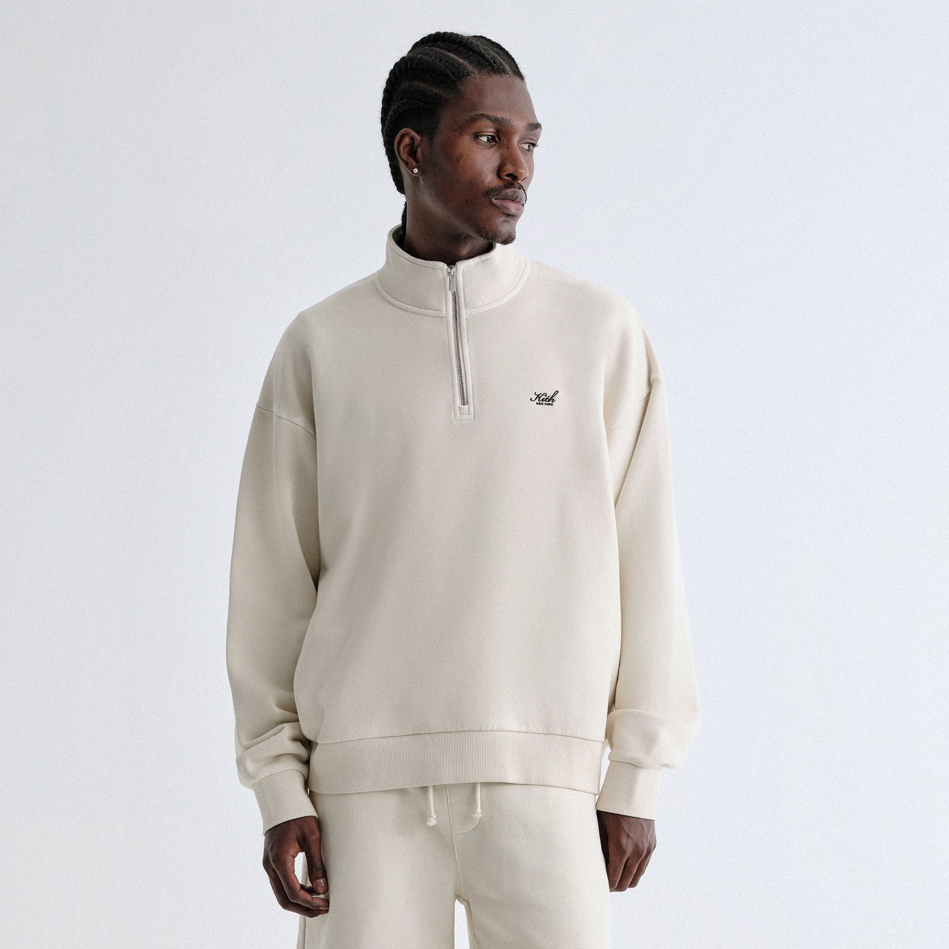 Kith Quarter Zip Nelson Pullover - Rye