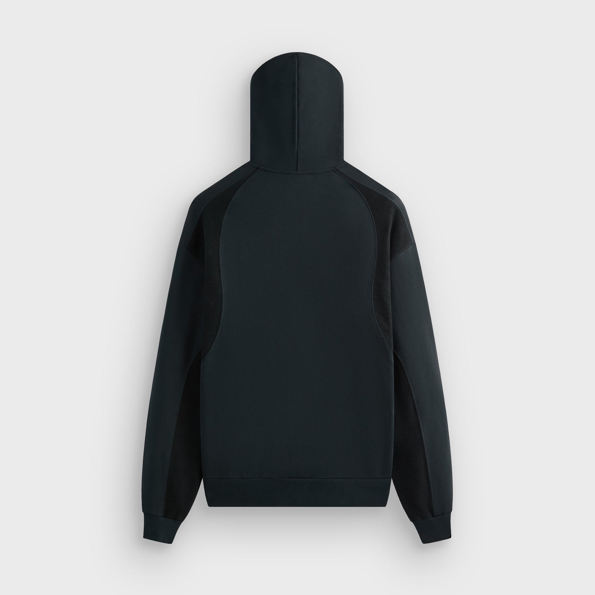 Kith Curved Panel Terry Nelson Hoodie - Black