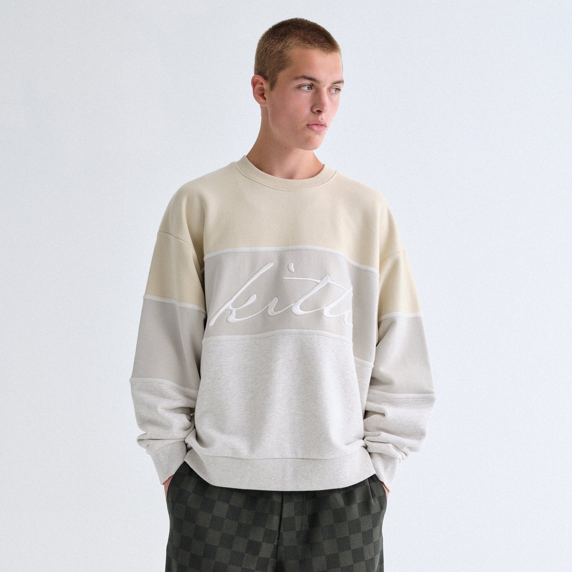 Kith Nelson Panelled Crewneck - Veil