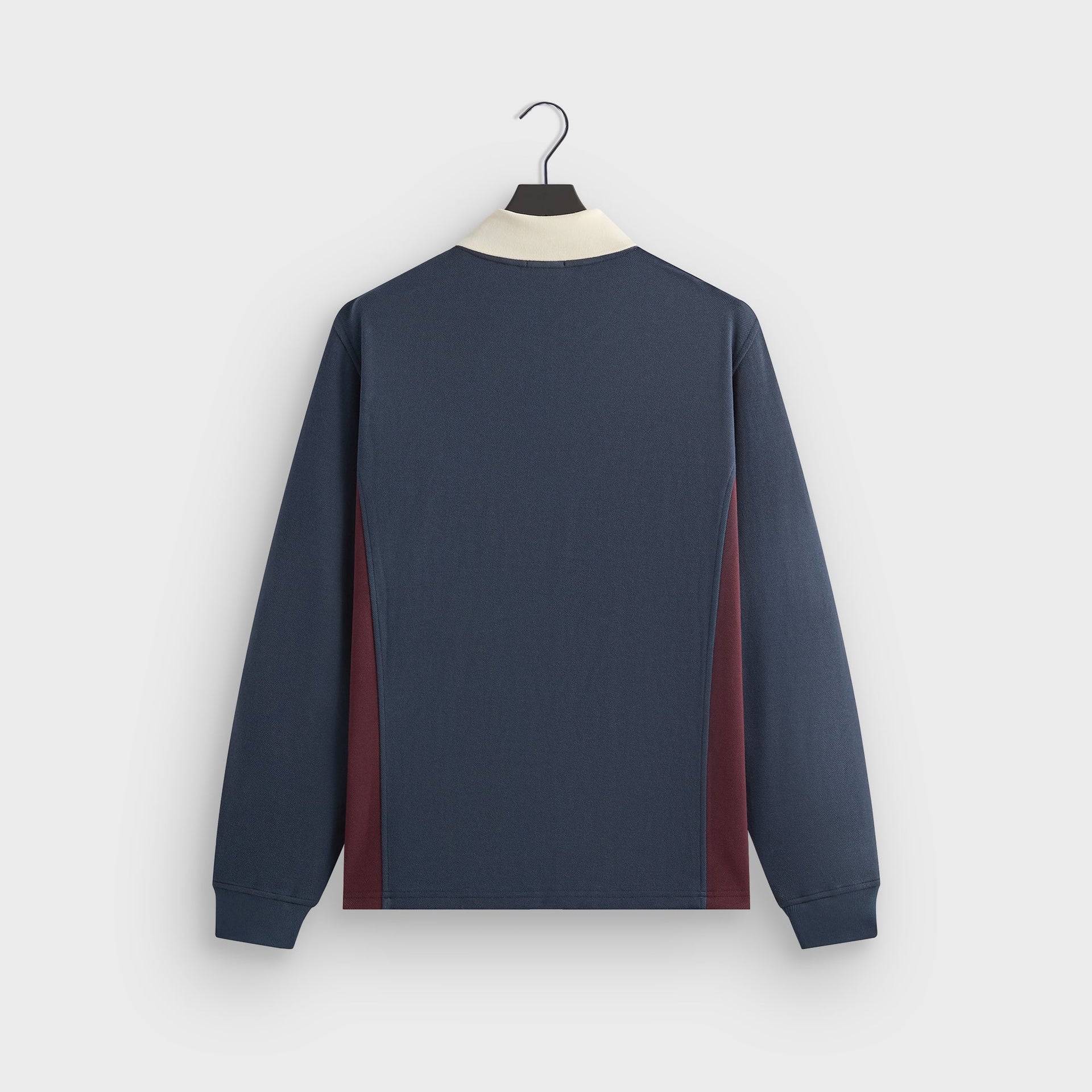 Kith Pique Long Sleeve Tap Polo - Nocturnal