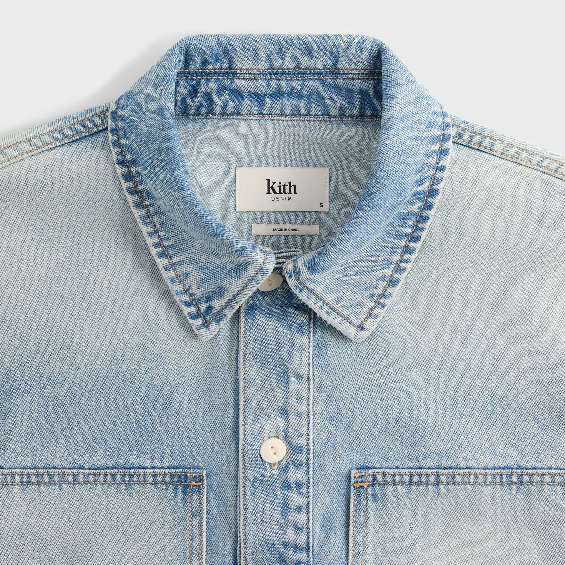 Kith Denim Paterson Pullover Shirt - Bailey Wash