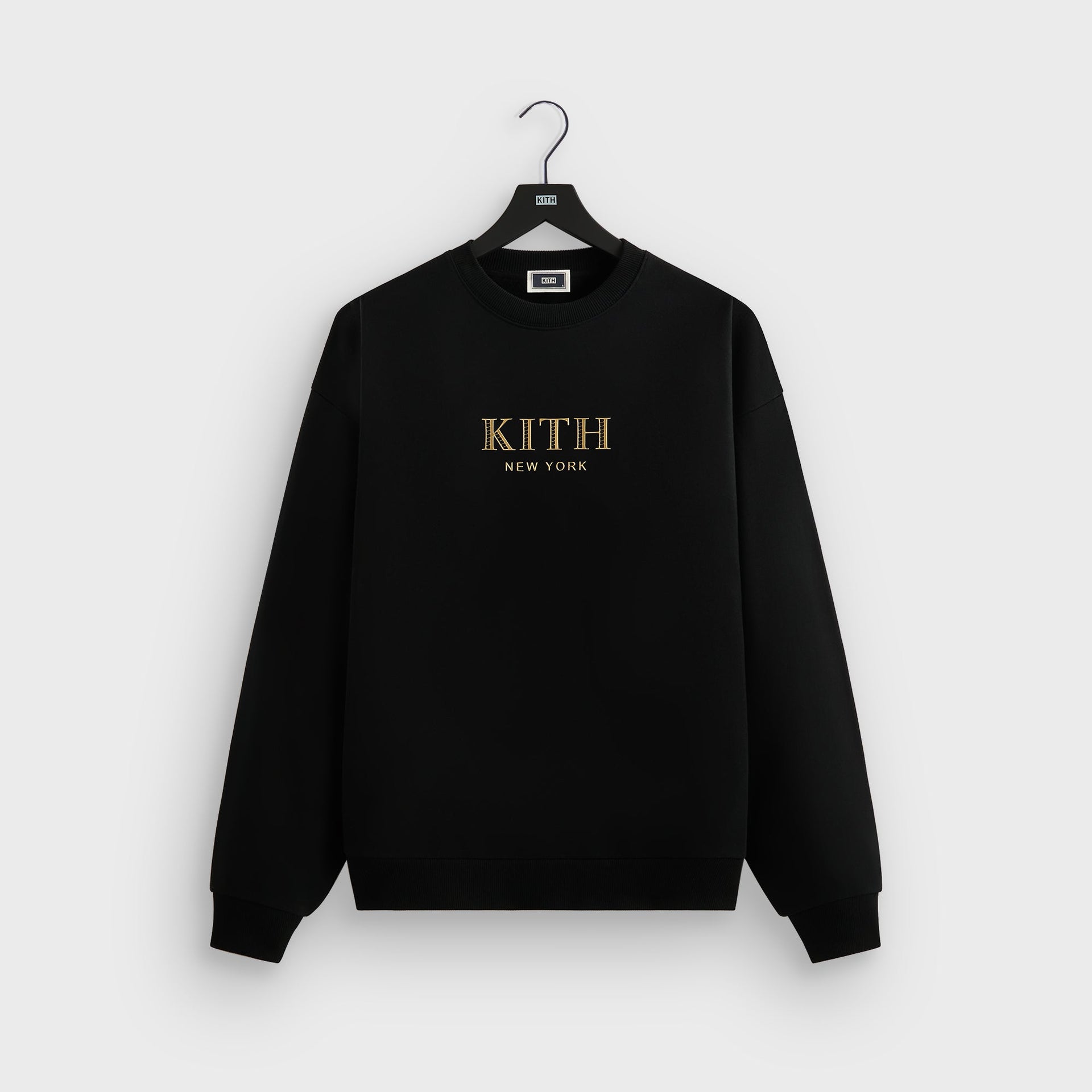 Kith New York Gilded Nelson Crewneck - Black