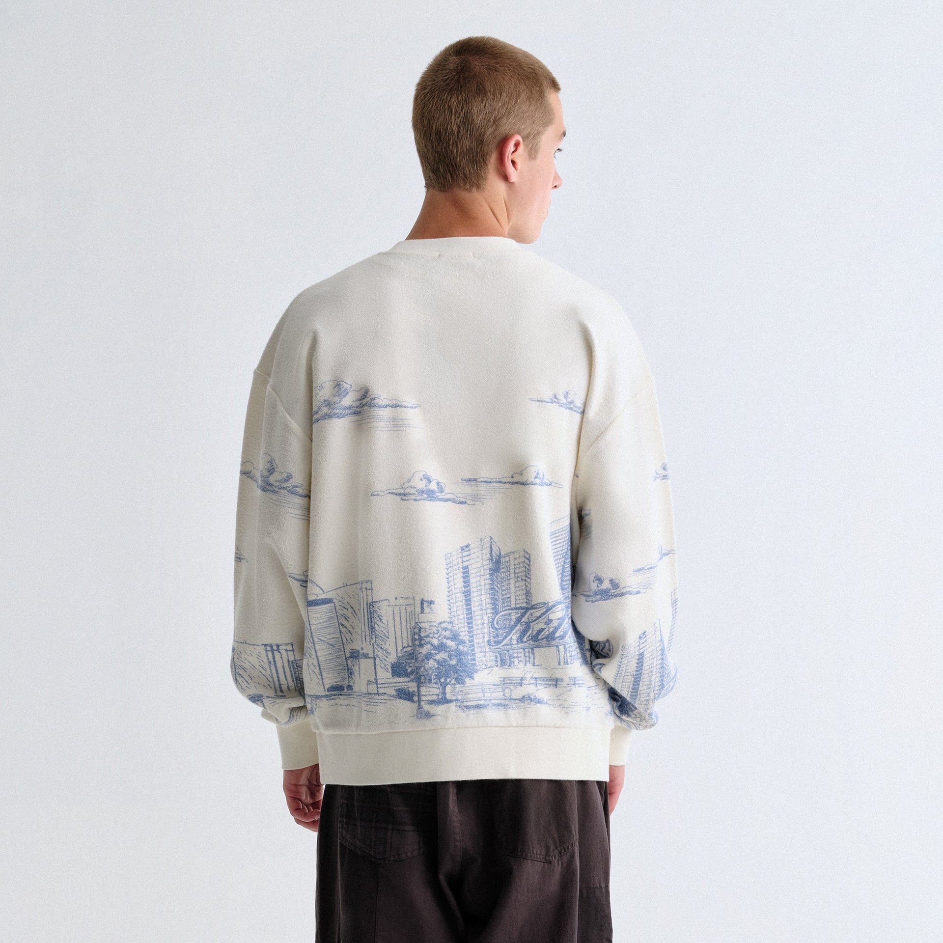 Kith New York Toile Nelson Crewneck - Sandrift