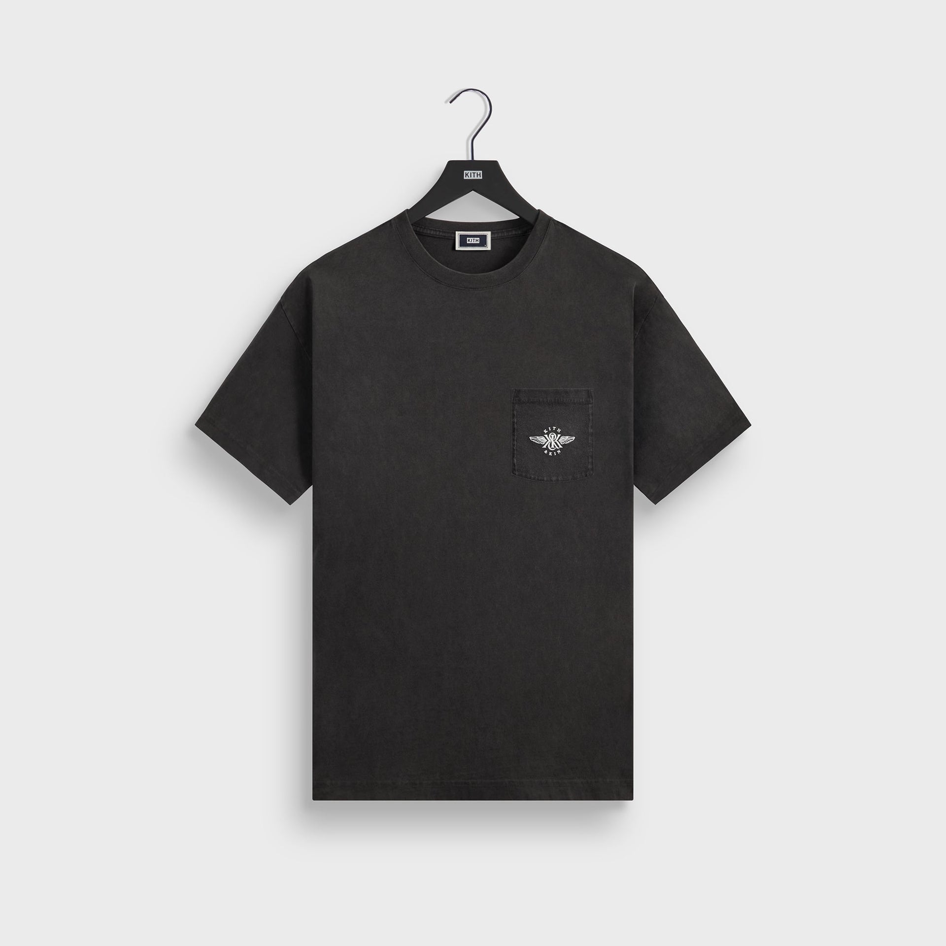 Kith & Kin Wing Logo Pocket Vintage Tee - Black