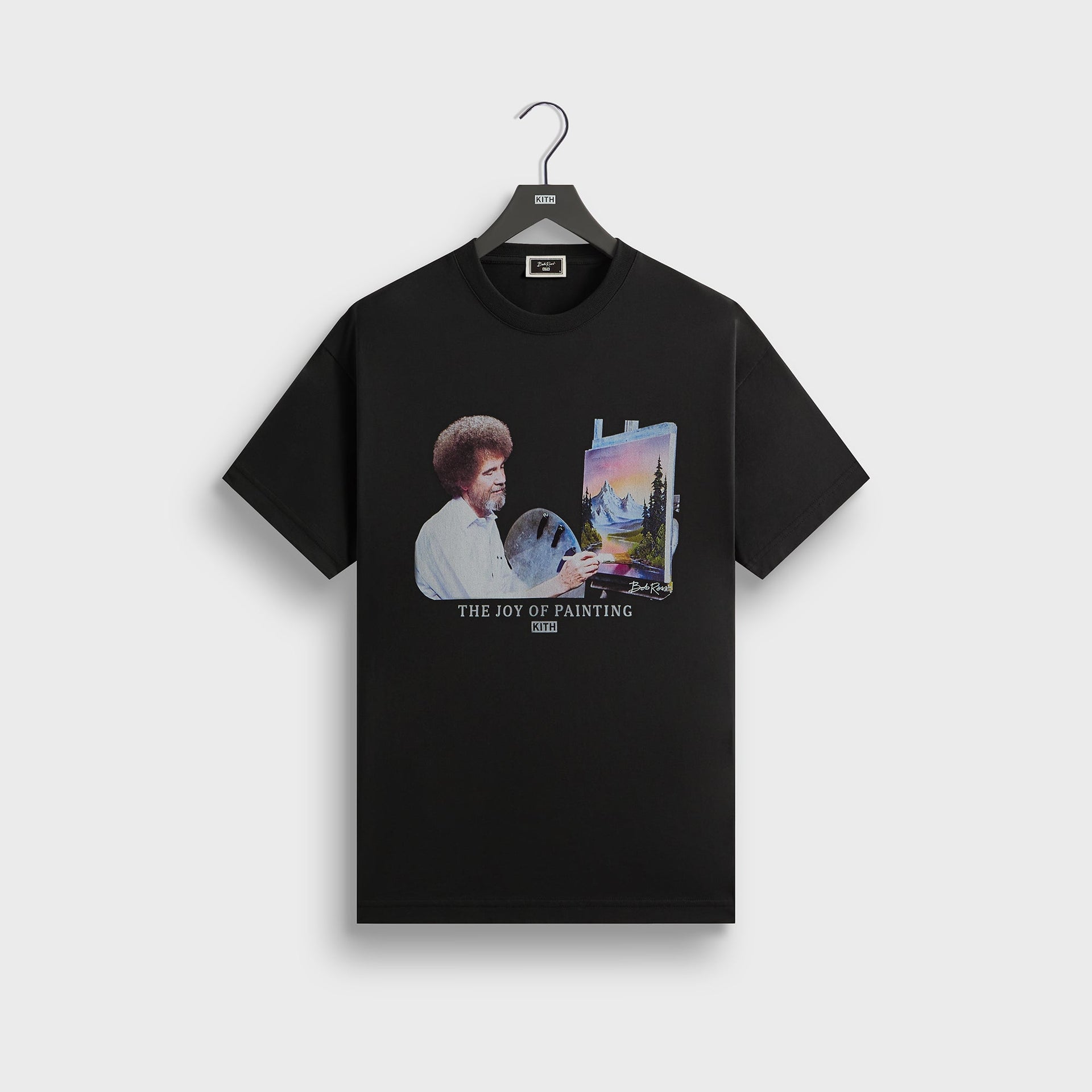 Kith for Bob Ross Joy of Painting Portrait Tee - Black