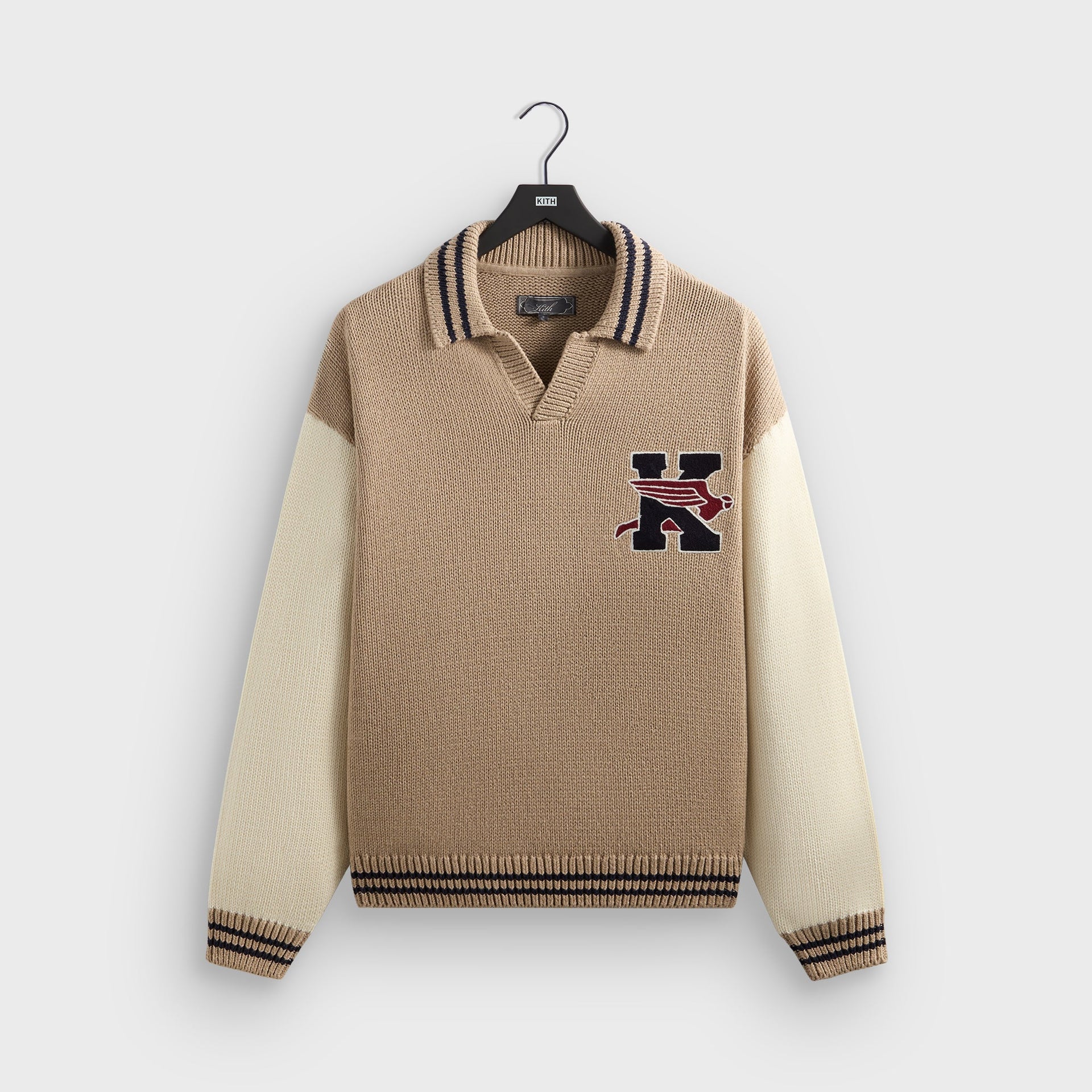 Kith Nelson Rugby Sweater - Canvas Heather