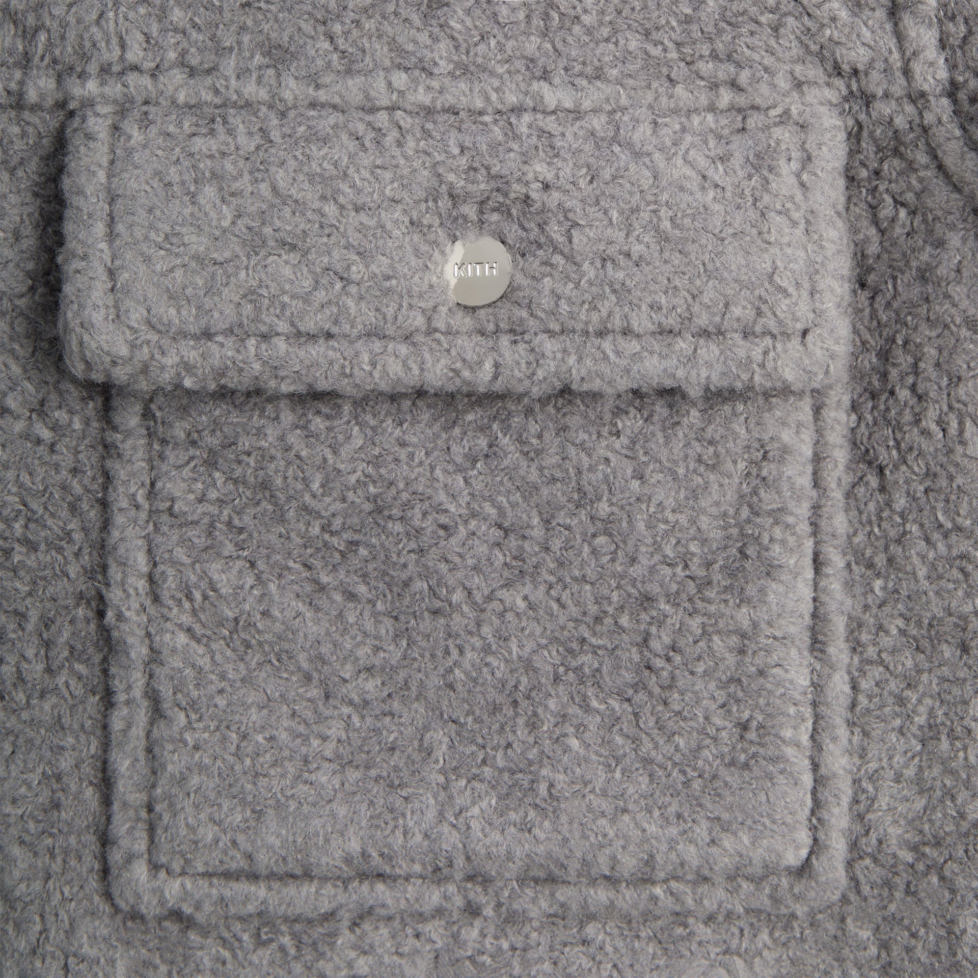 Kith Boucle Puffed Ace Shirt Jacket - Reef