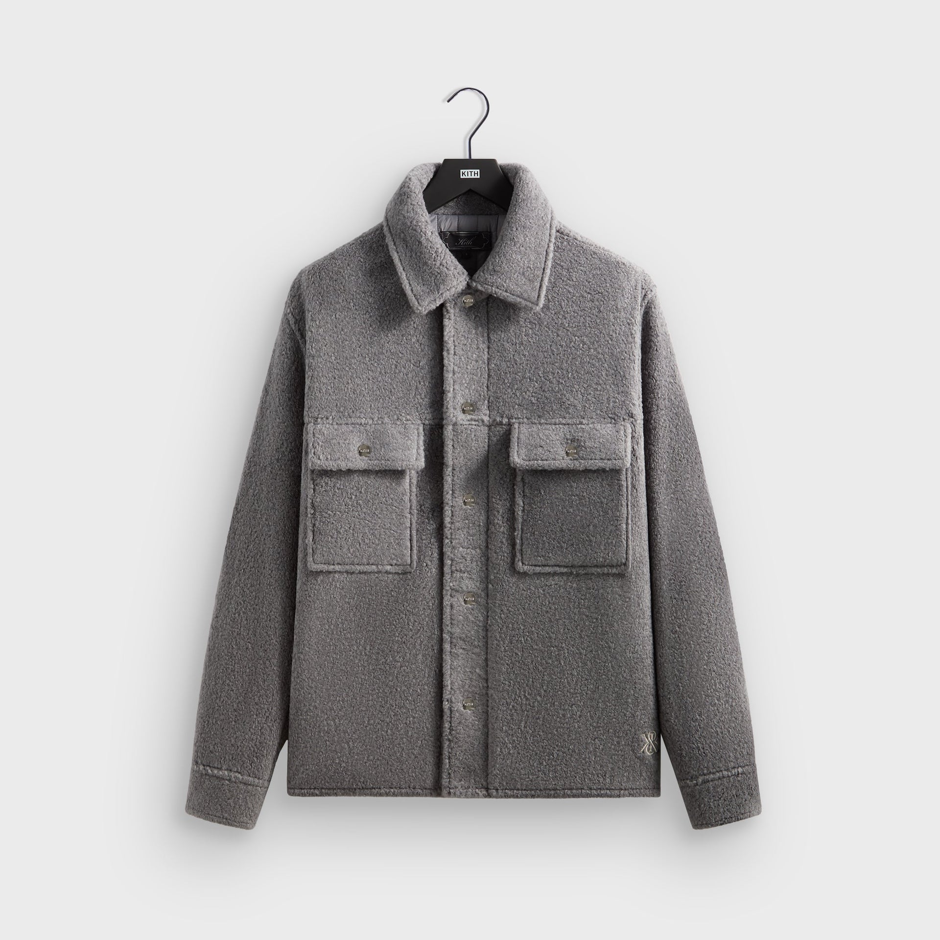 Kith Boucle Puffed Ace Shirt Jacket - Reef