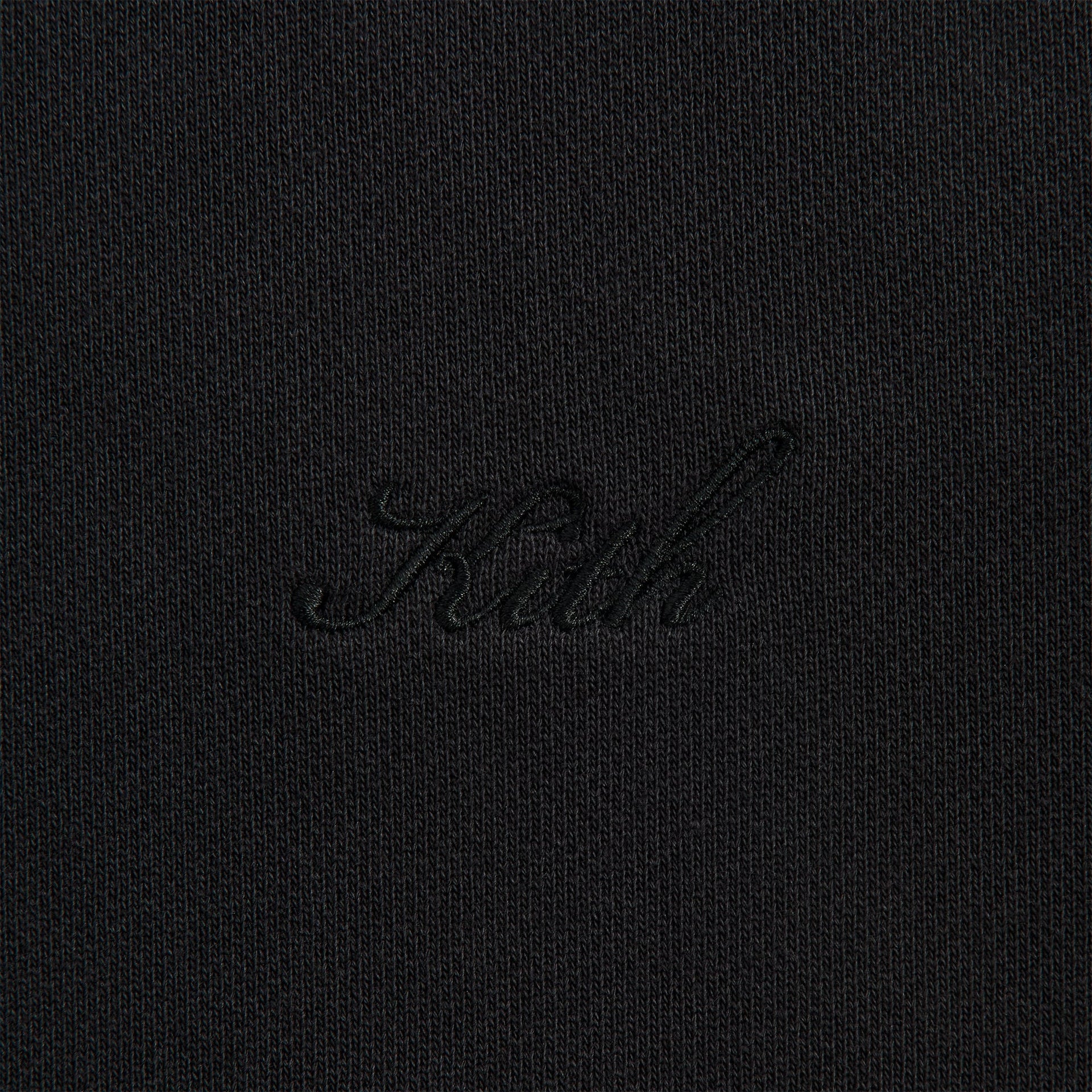 Kith Lofty Fleece Cropped Braxton Hoodie - Black