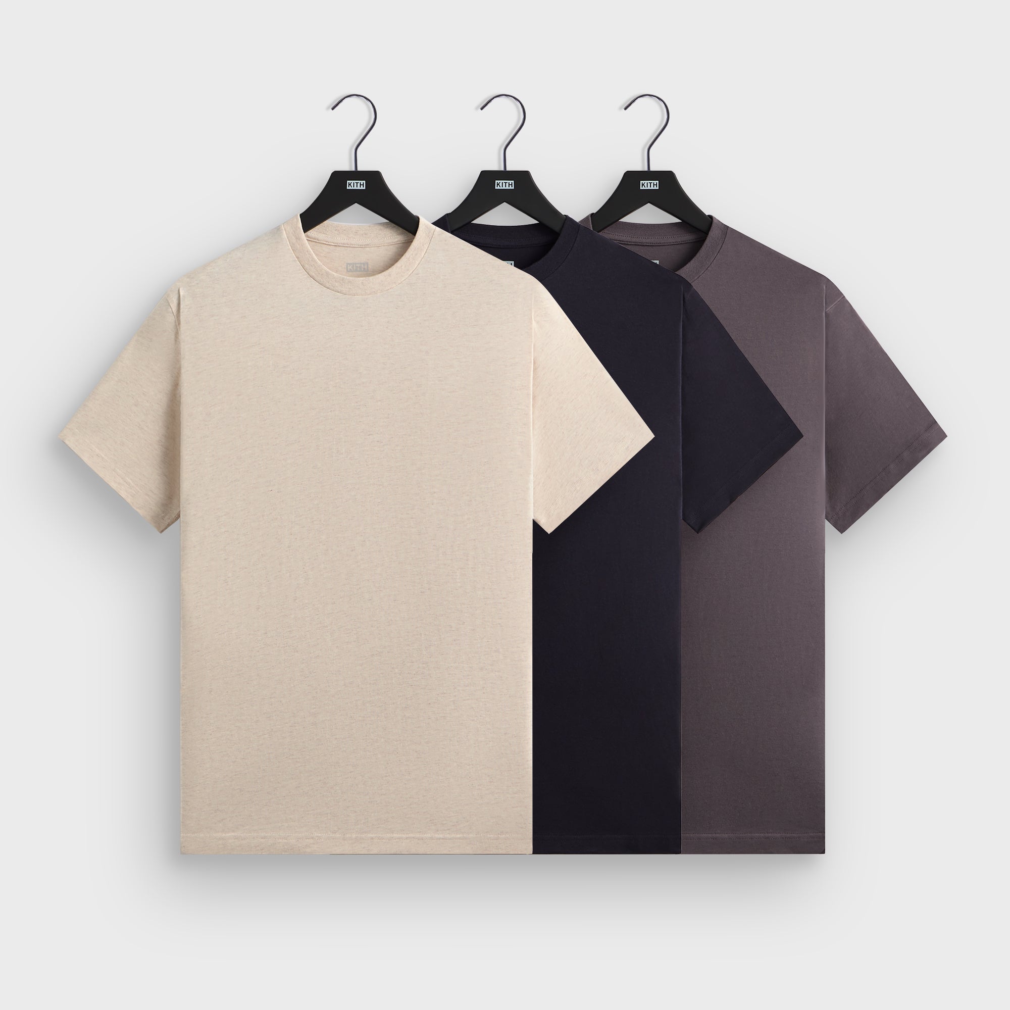 Kith Striped Interlock Ginza Shirt Jacket - Light Heather Grey