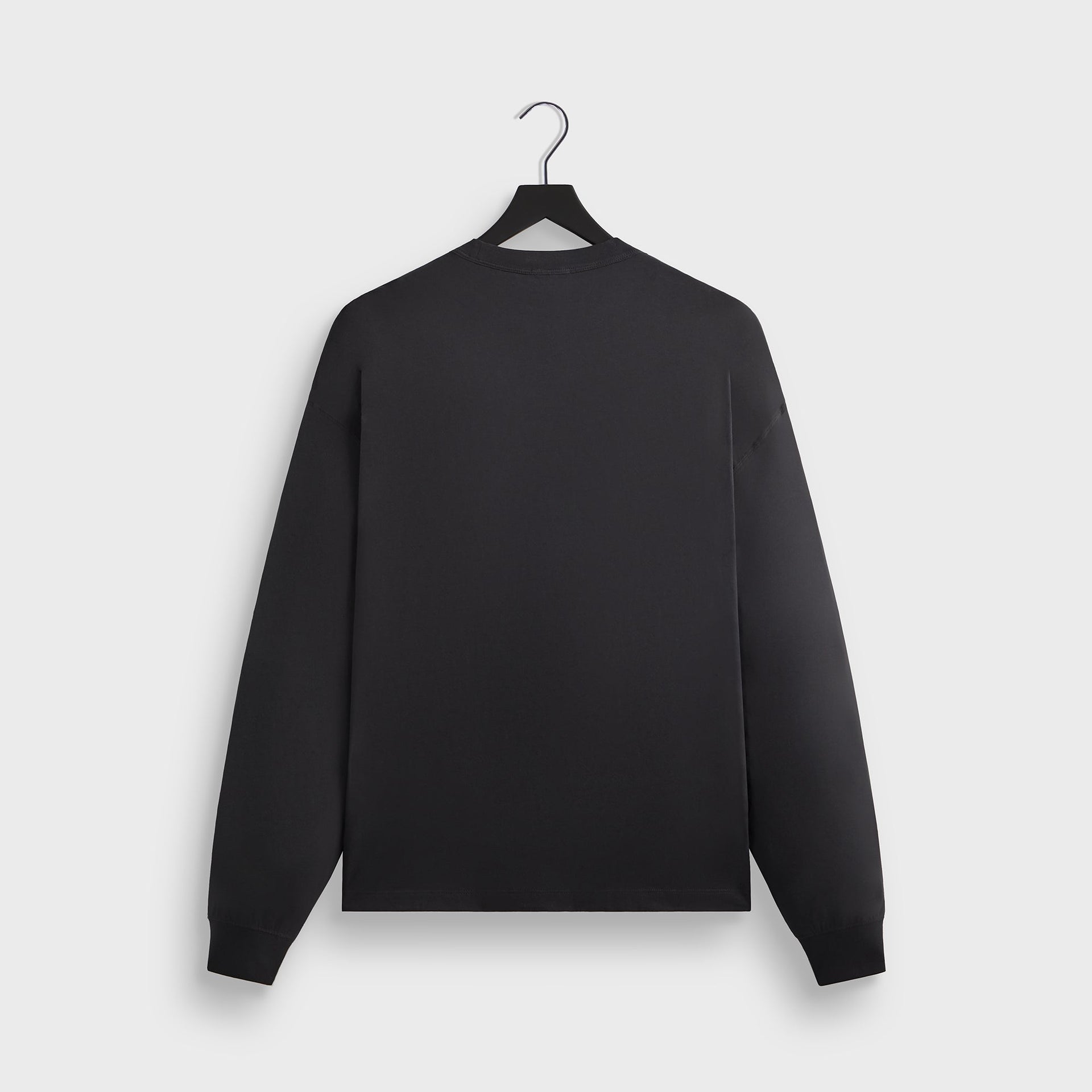 Kith Long Sleeve Leonard Pocket Tee - Carbon