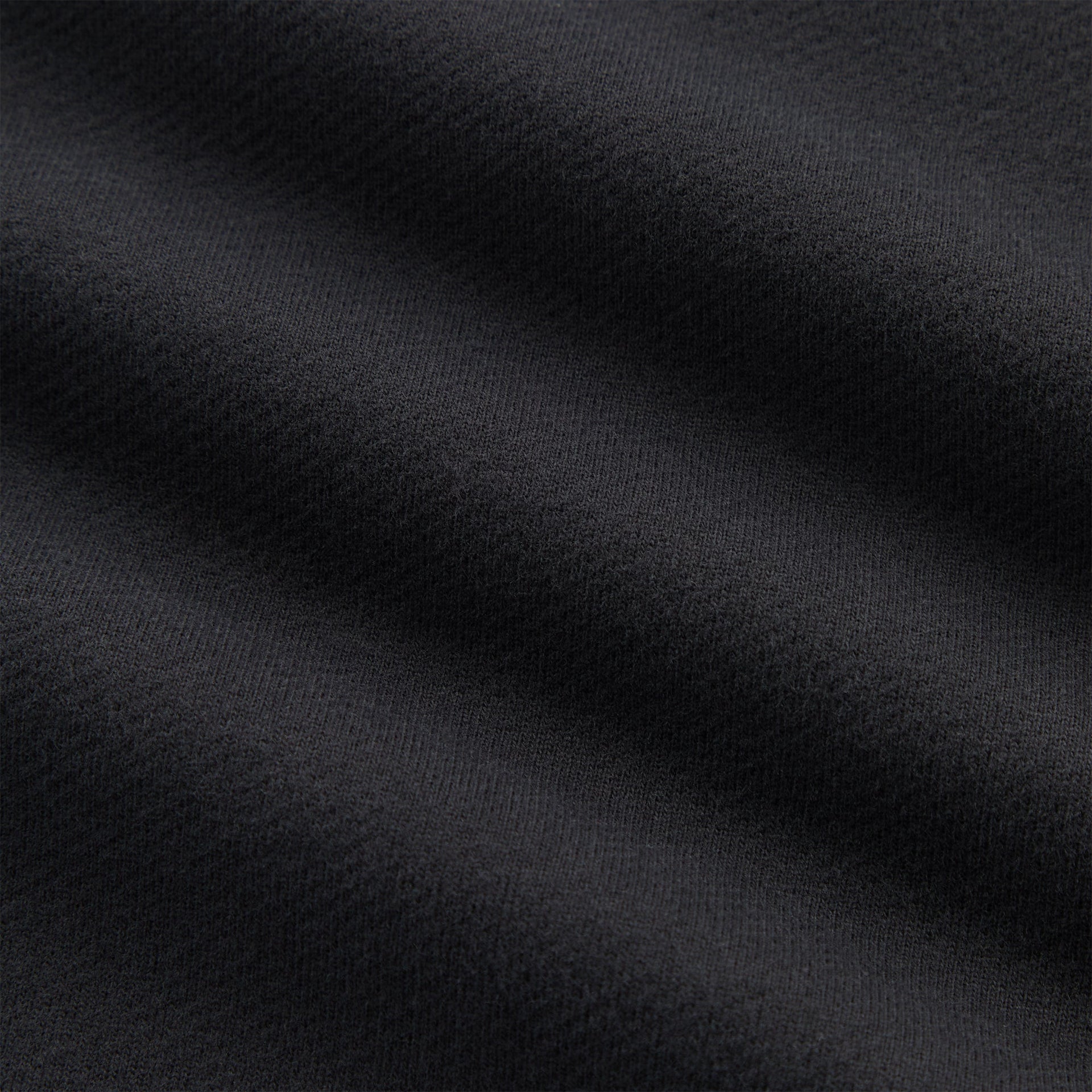 Kith Sueded French Terry Long Sleeve Lawson Tee - Black