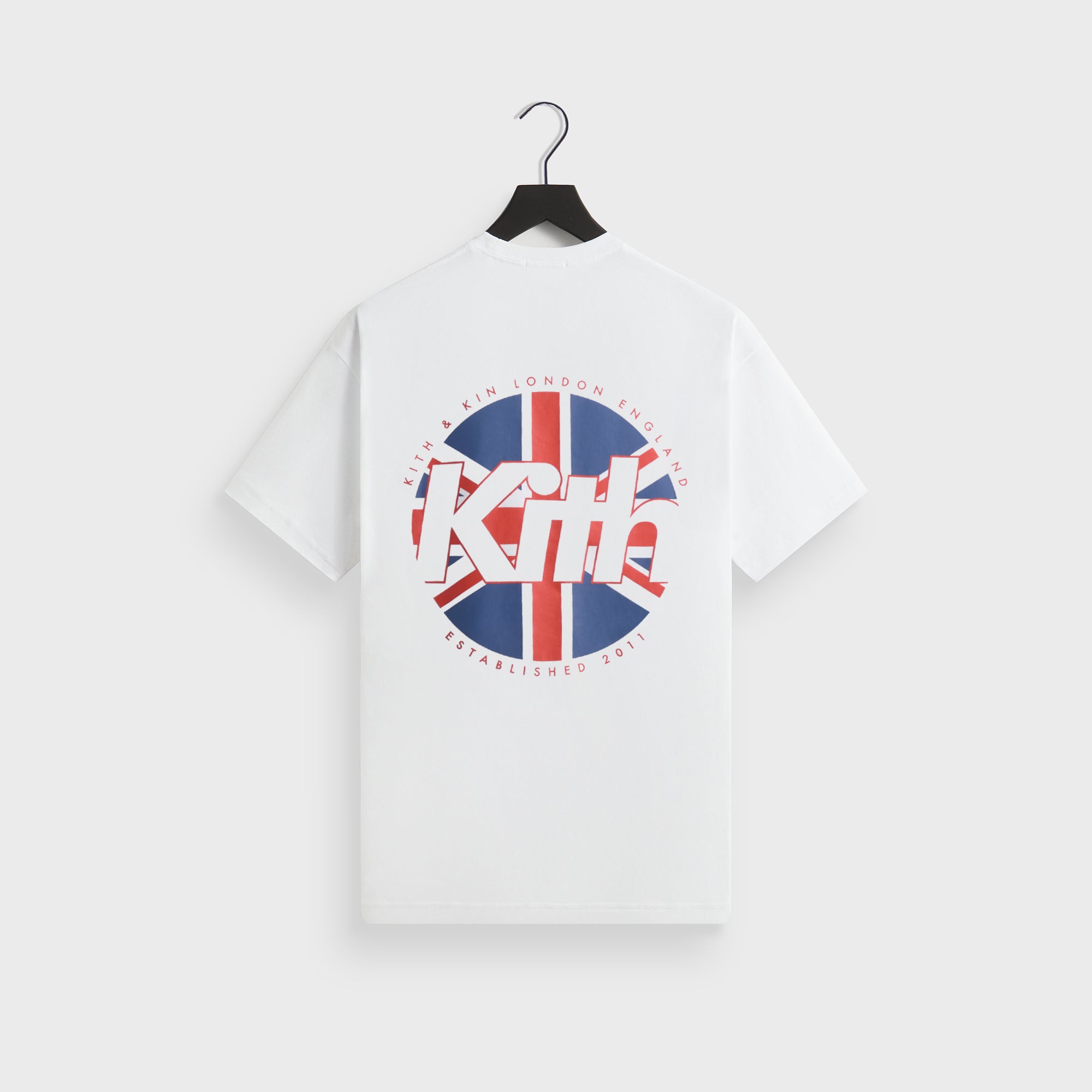 Kith Union Jack Shield Vintage Tee - White – Kith UK