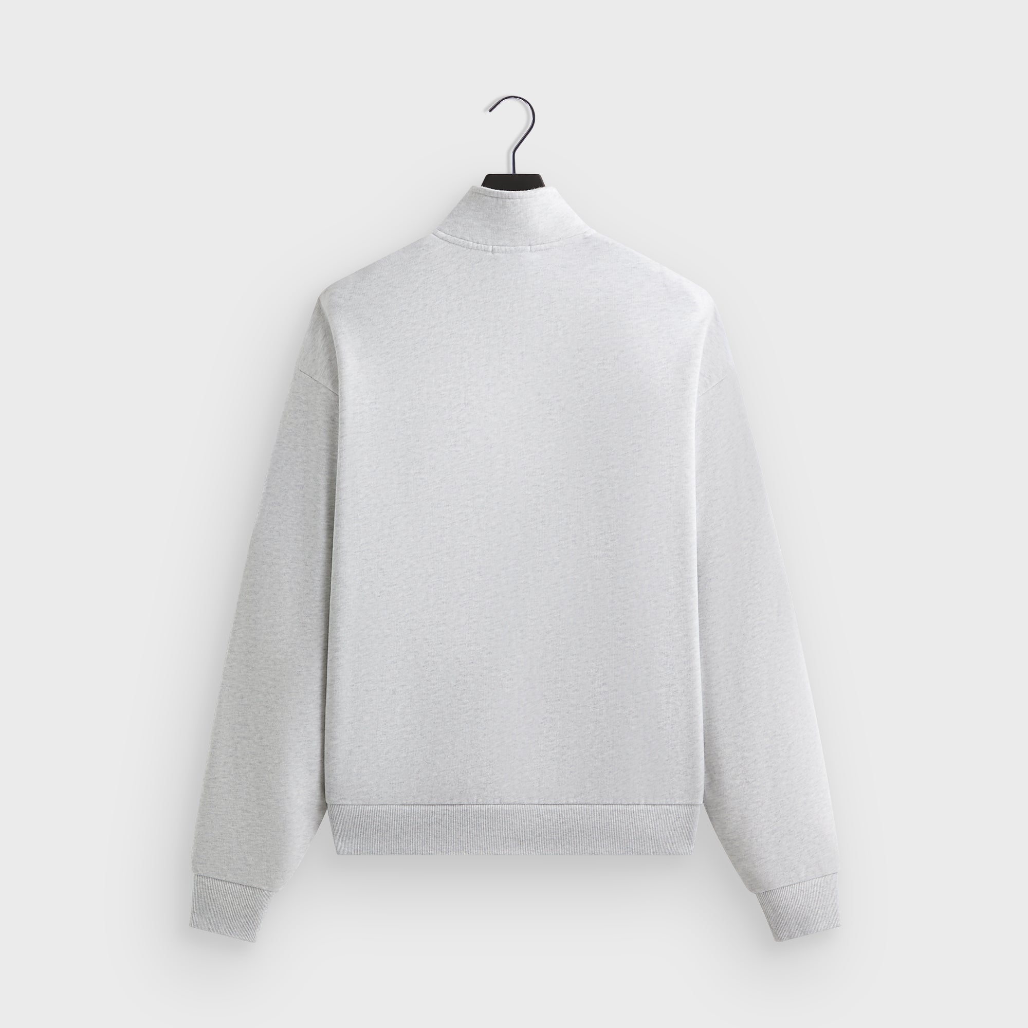 Kith Nelson Quarter Zip - Light Heather Grey – Kith UK