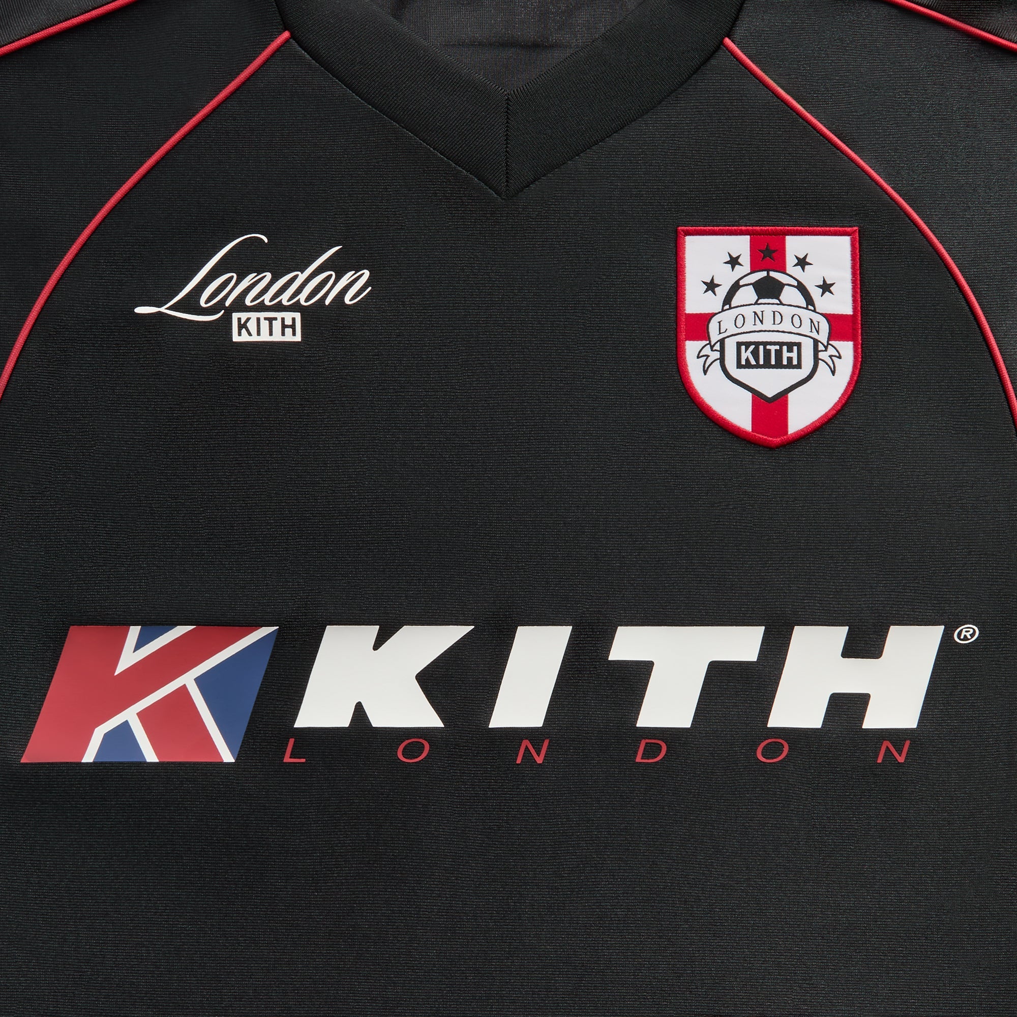 Kith London Long Sleeve Agu Soccer Jersey - Black – Kith UK