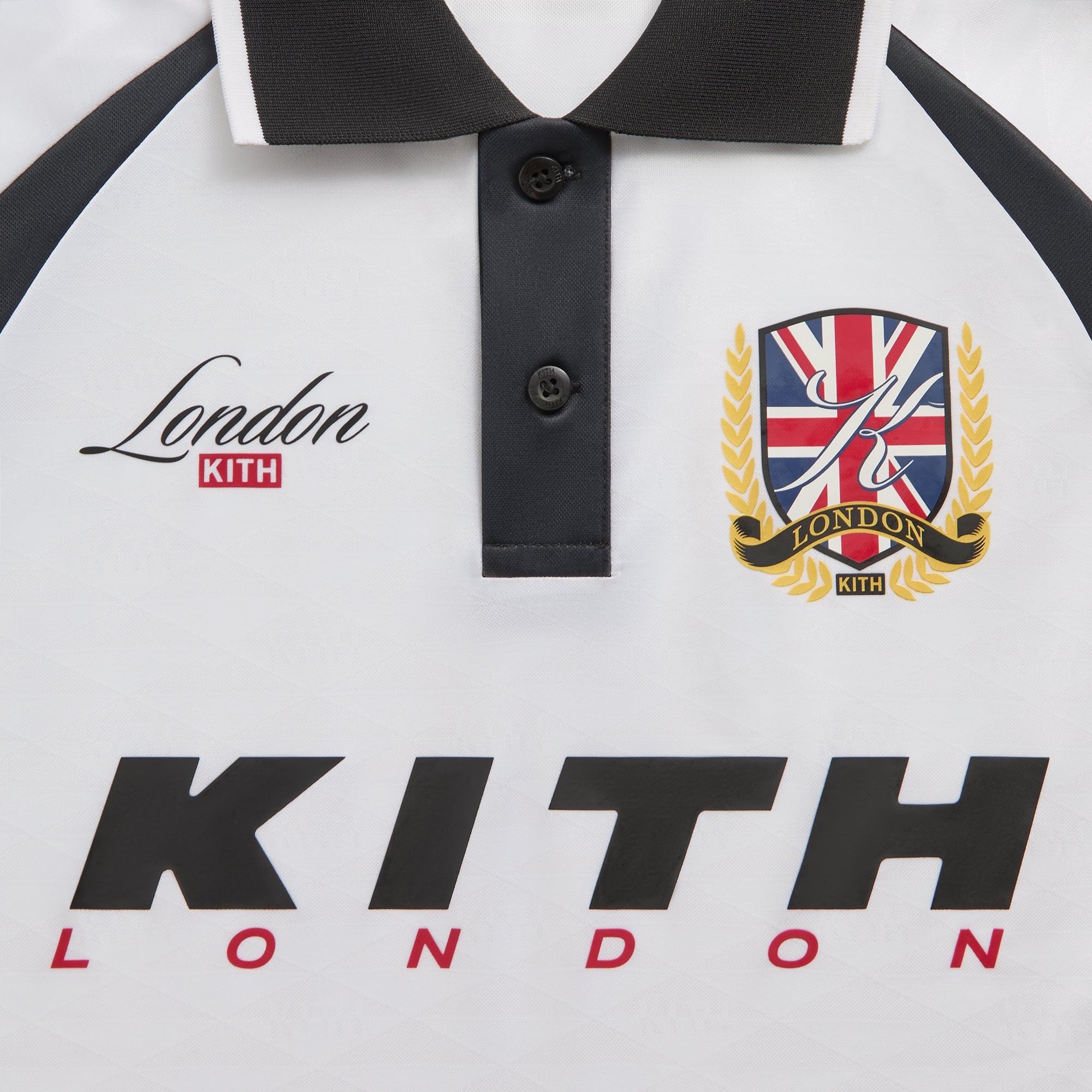 Kith London Polo Soccer Jersey - White – Kith UK