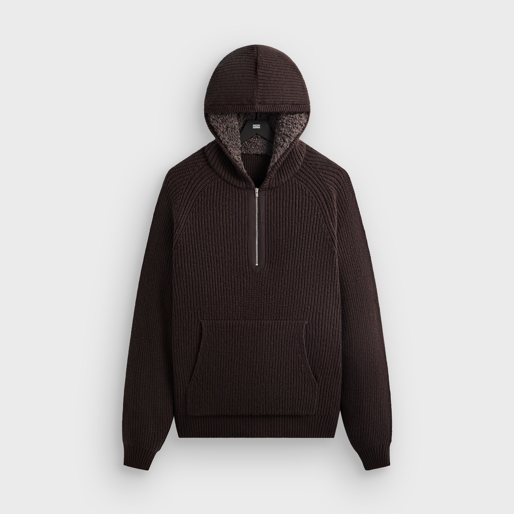 KITH ニットパーカー XL Kith Merino Knit Quarter Zip Hoodie - Kindling – Kith UK