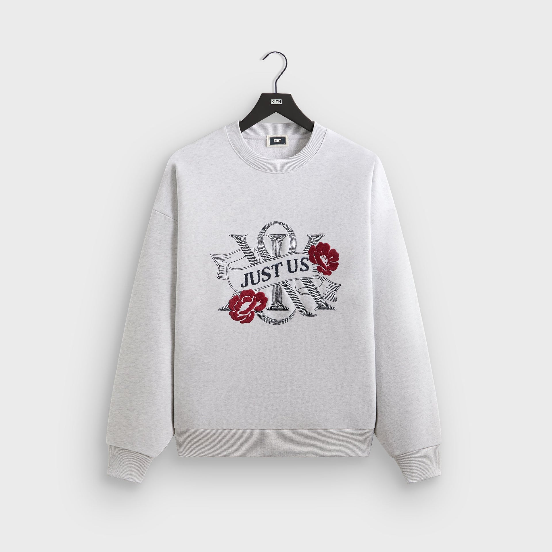 Kith Just Us Crewneck - Light Heather Grey