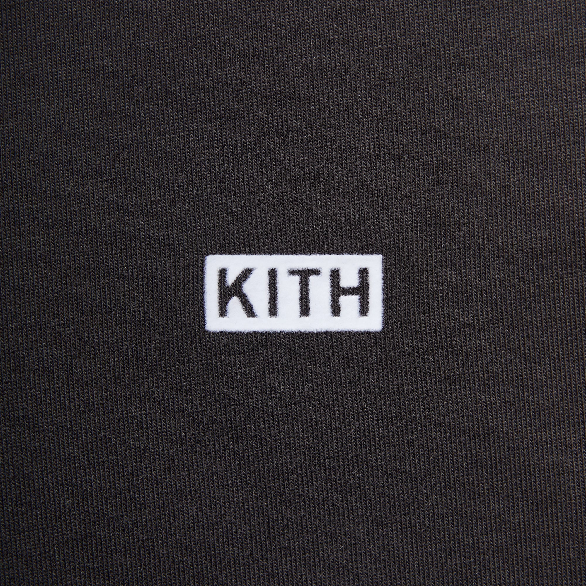 Kith Long Sleeve Mock Neck LAX Tee - Black – Kith UK