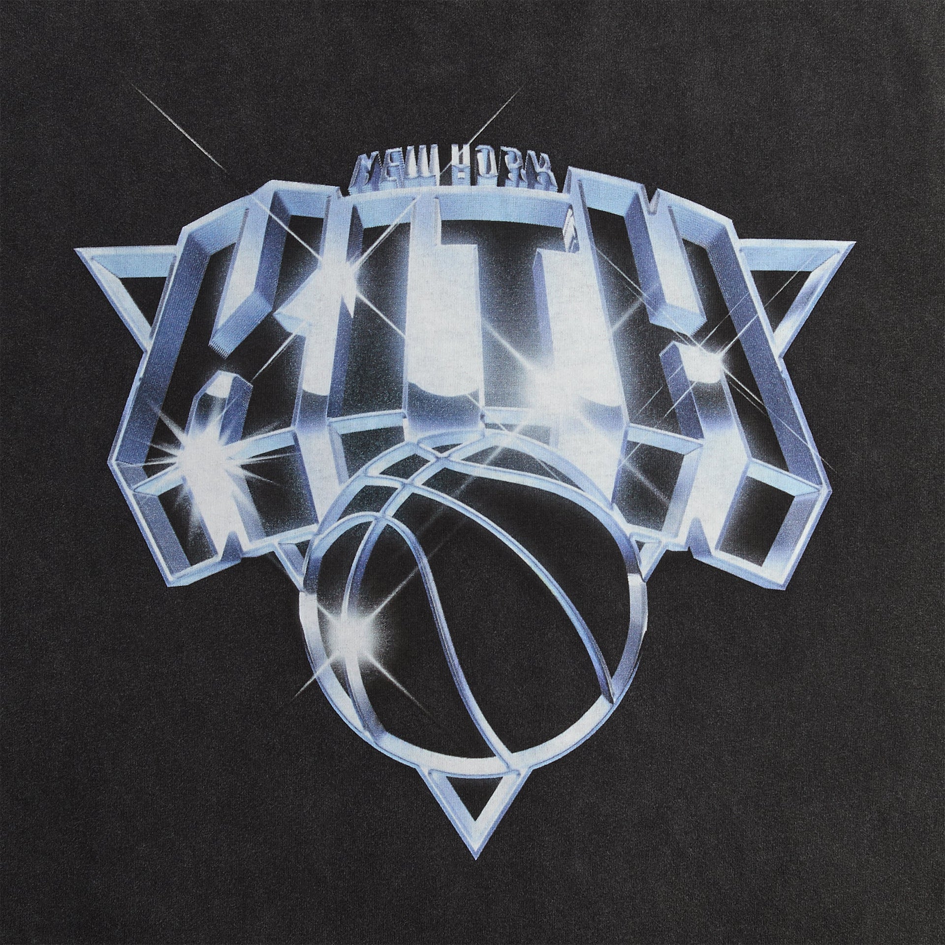 Kith for the New York Knicks Chrome Vintage Jones Tee - Black