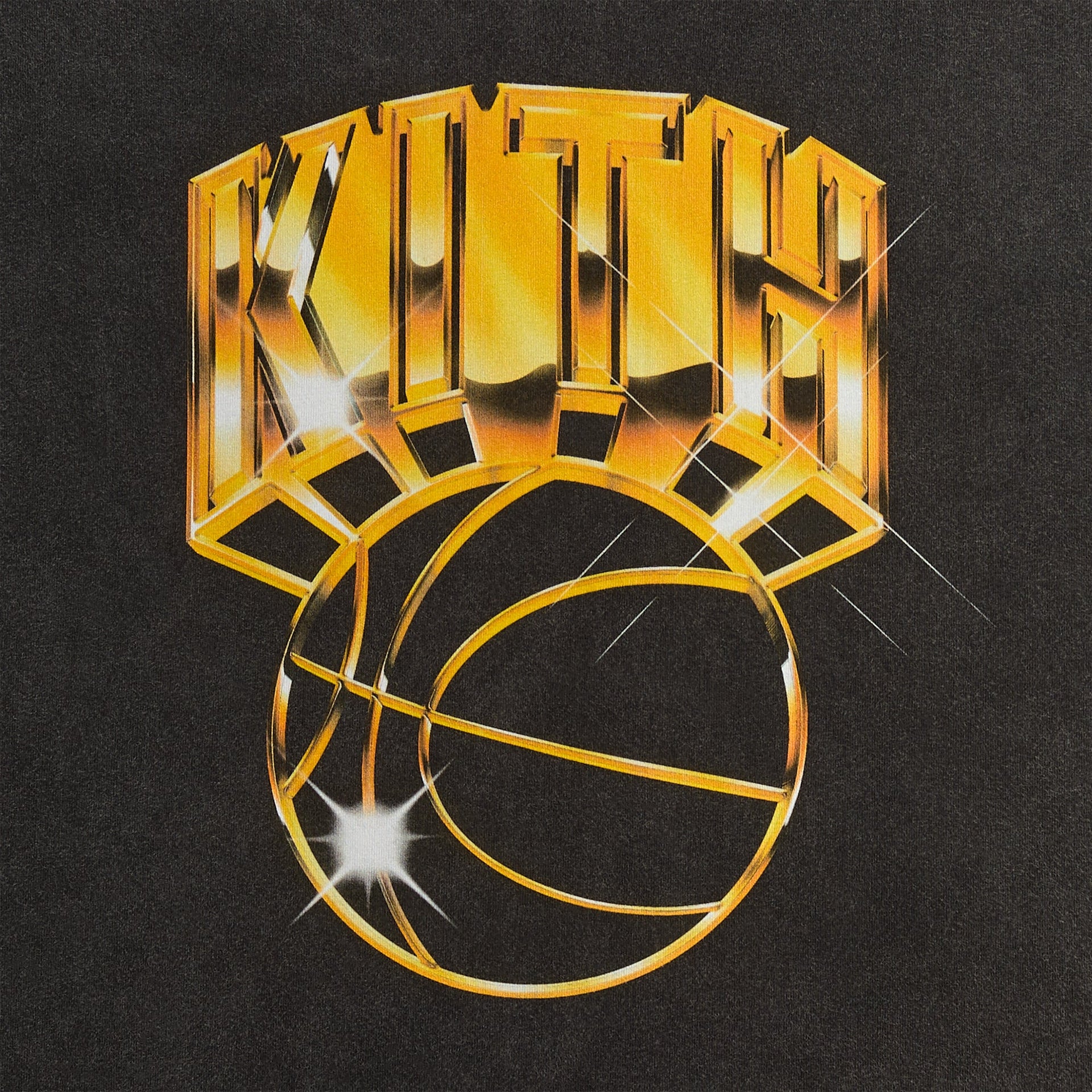 Kith for the New York Knicks Gold Vintage Jones Tee - Black