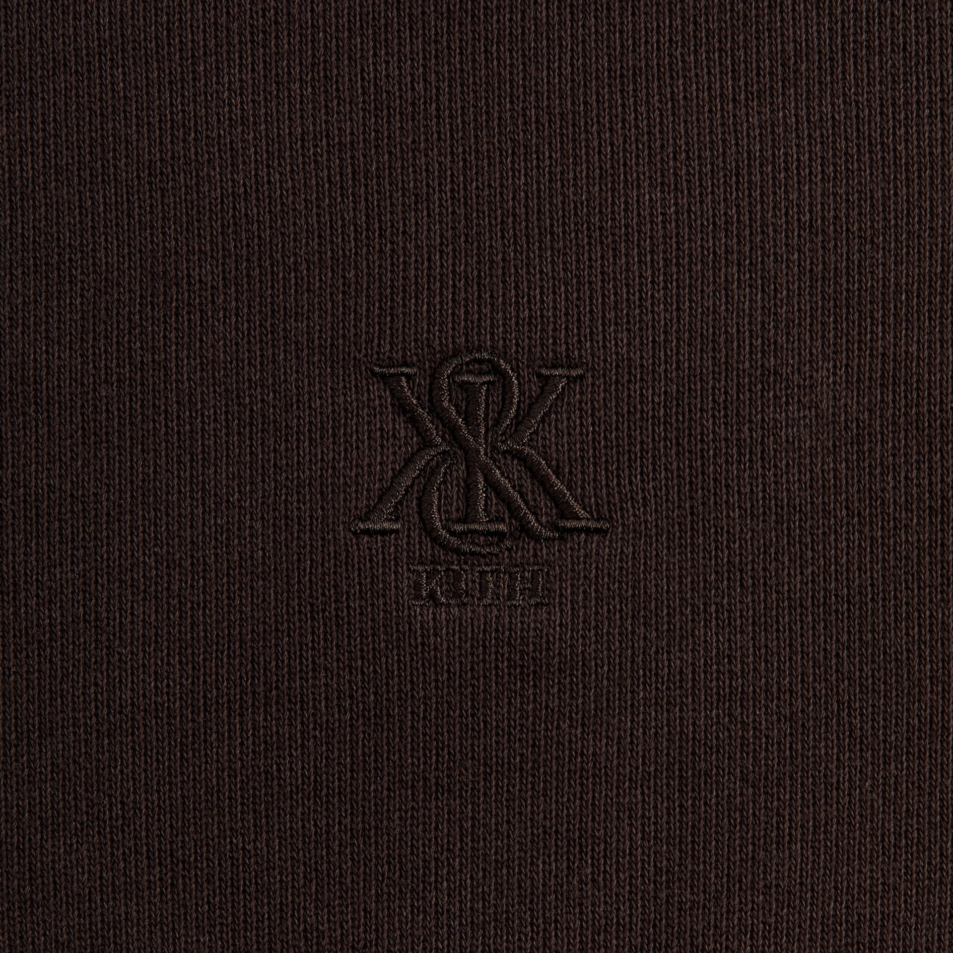 Kith Garment Dyed Fleece Mockneck Sweatshirt - Kindling