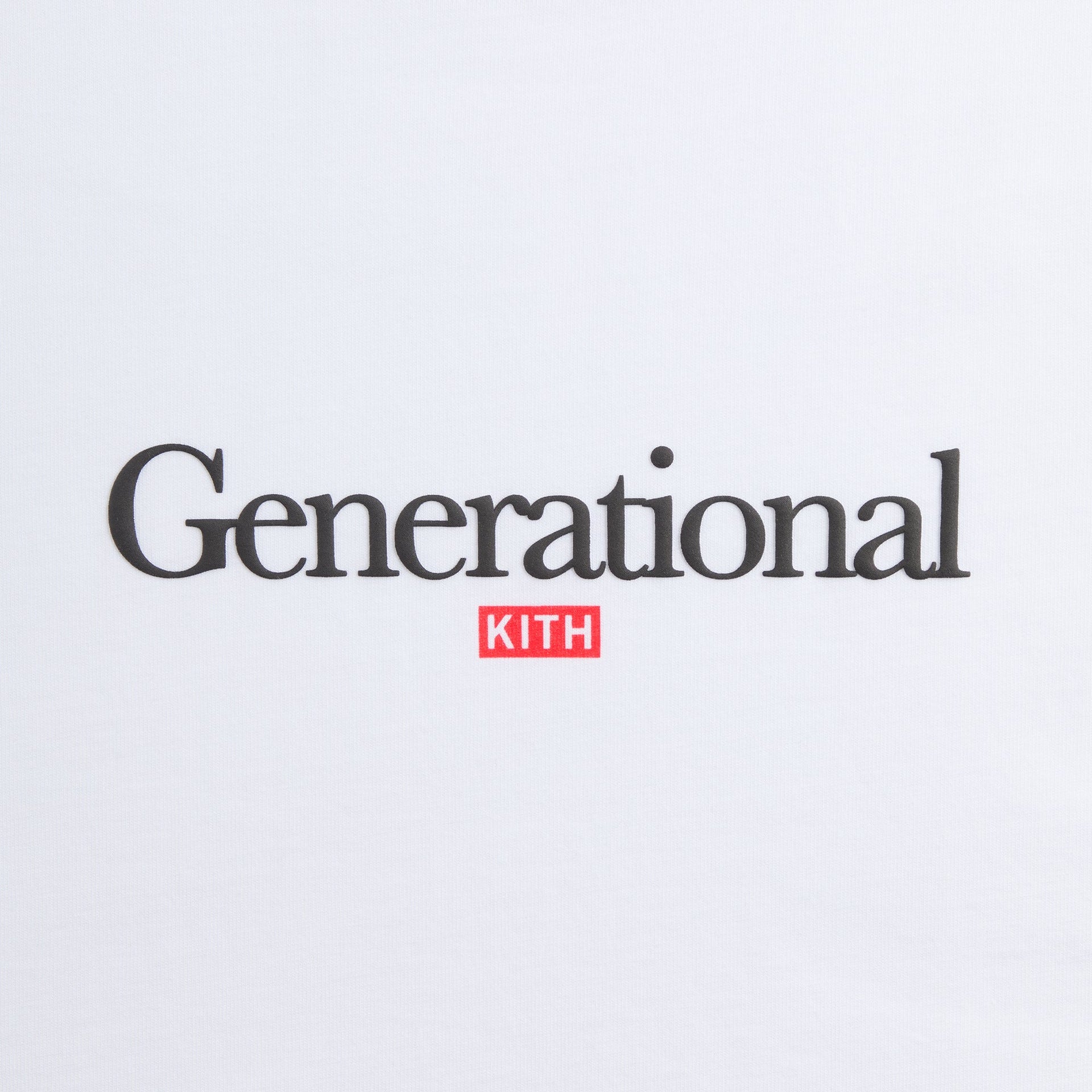 Kith Generational Quote Tee - White