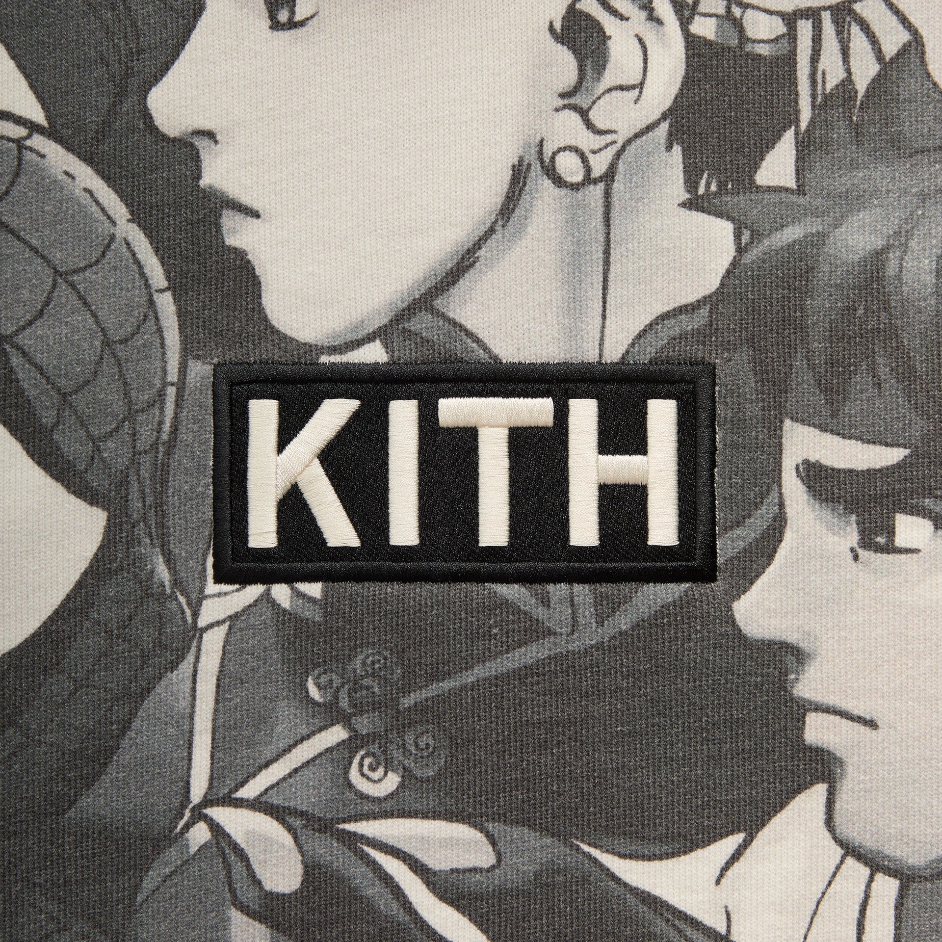 Marvel vs. Capcom | Kith Fighter All-Over Printed Vintage Nelson Hoodie - Sandrift