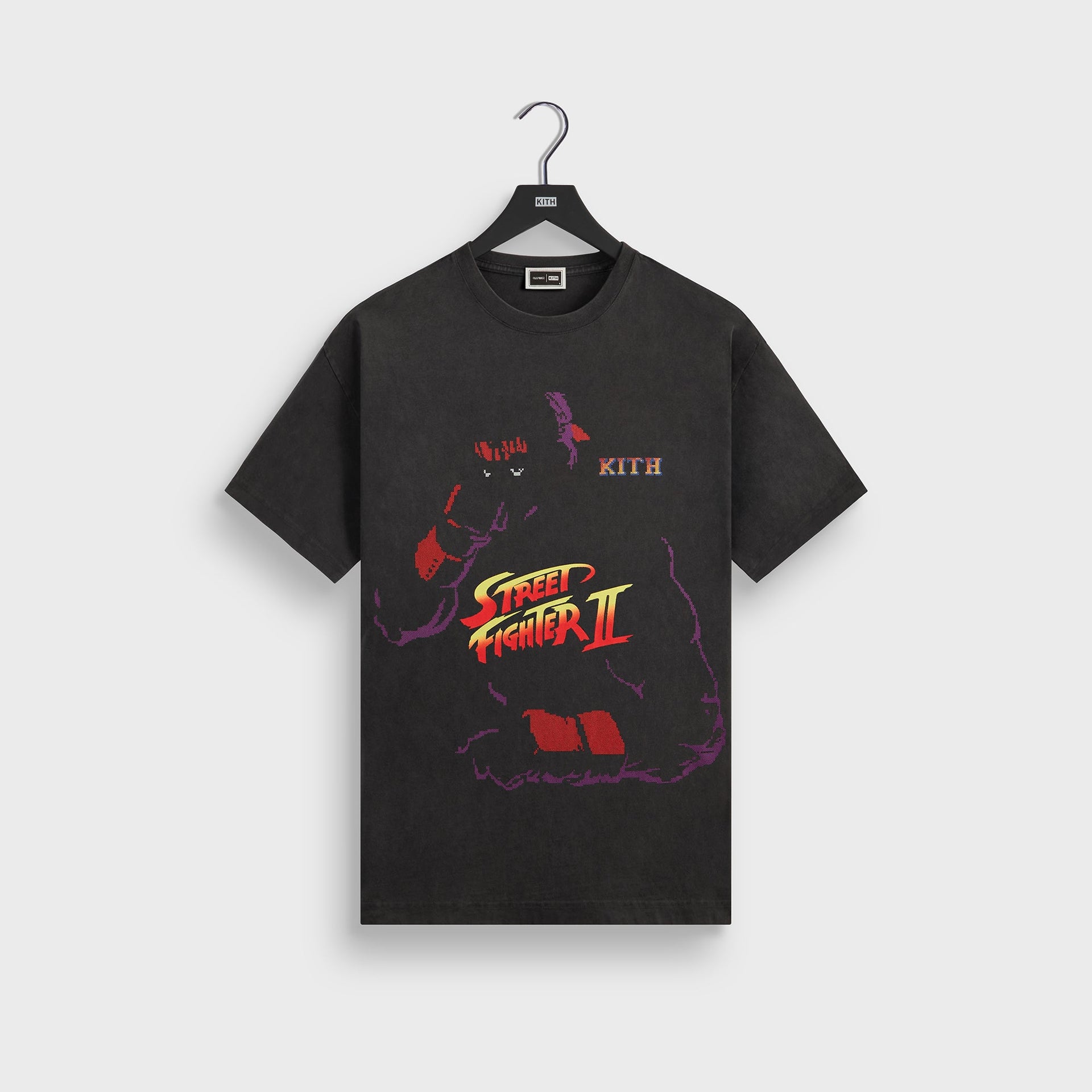 Capcom | Kith Ryu Needle Point Vintage Tee - Black