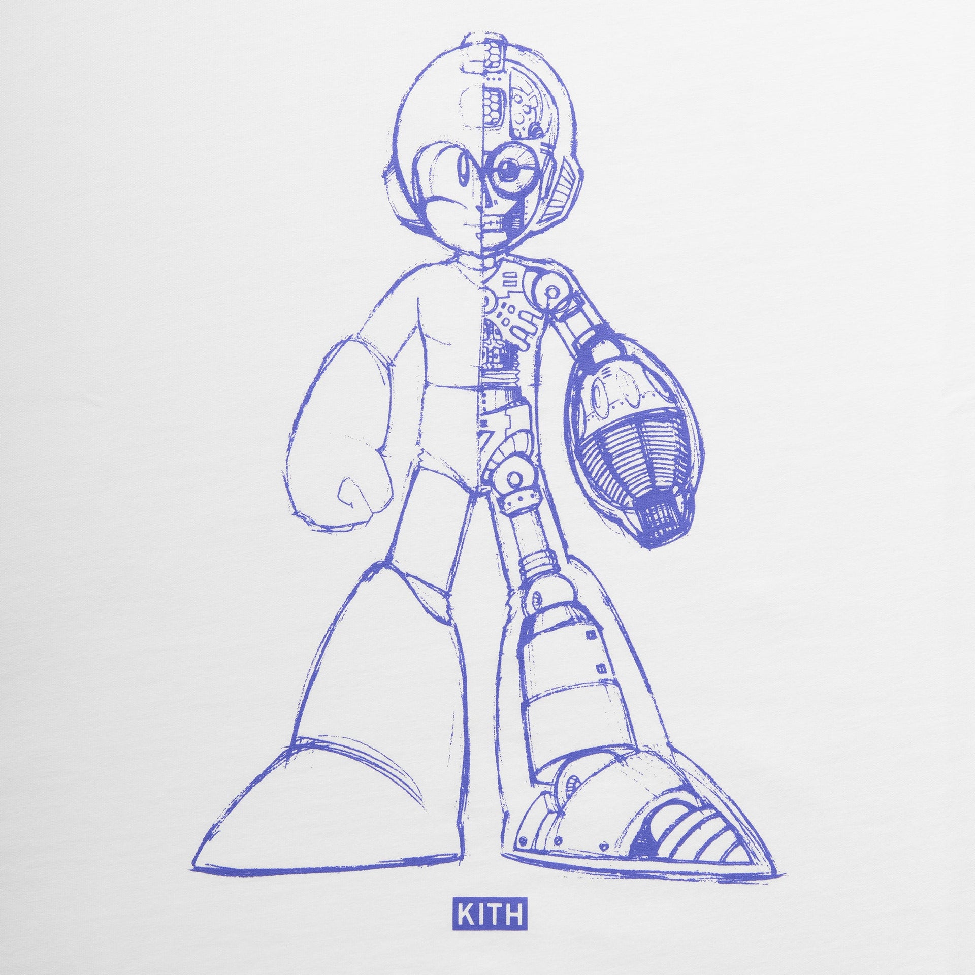 Capcom | Kith Mega Man Sketch Vintage Tee - White