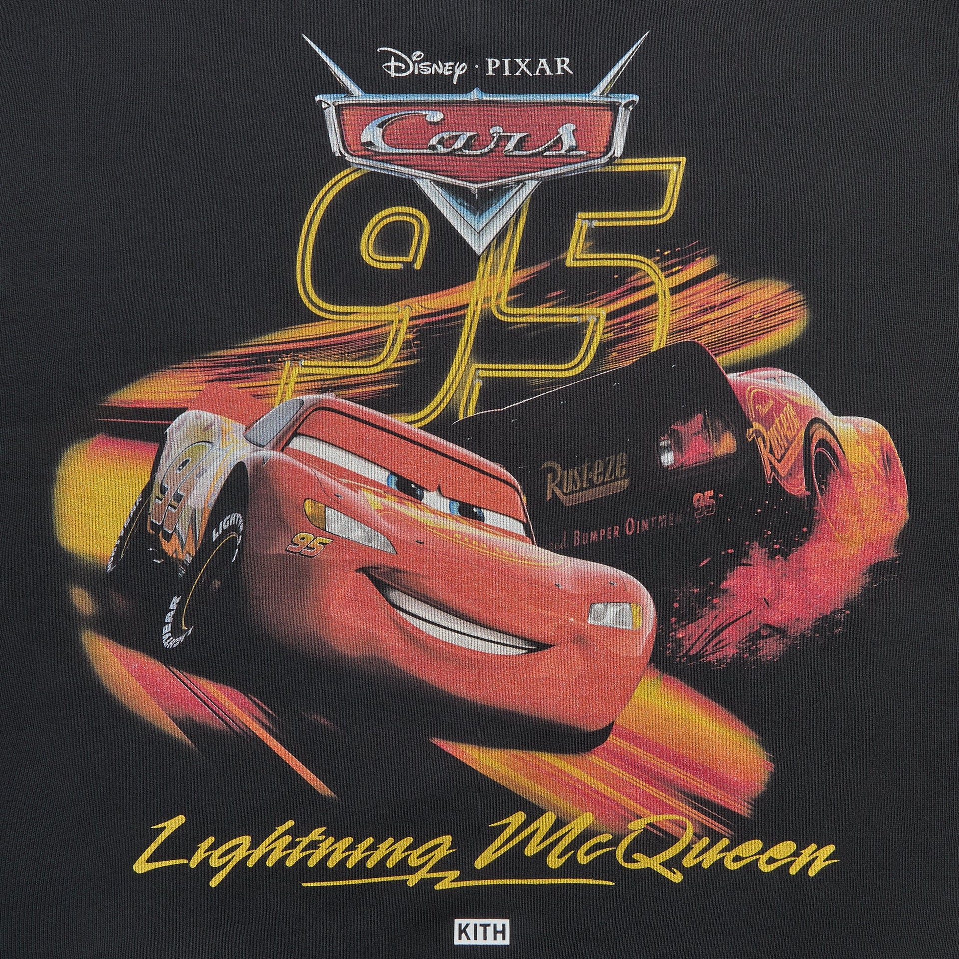 Disney | Kith for Pixar Lightning McQueen Nelson Crewneck - Black